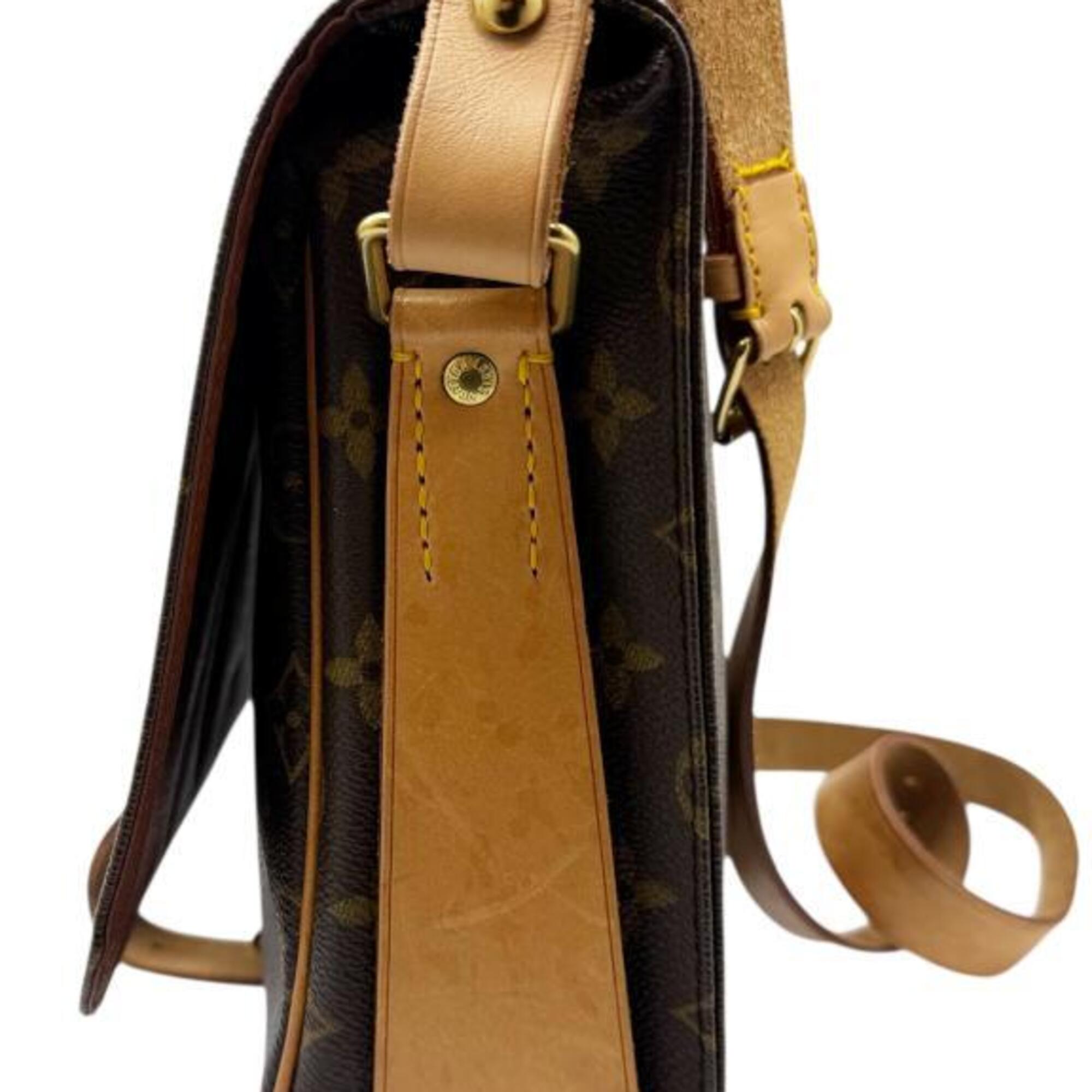 Louis Vuitton Brown Monogram Shoulder Bag (Pre-Owned)