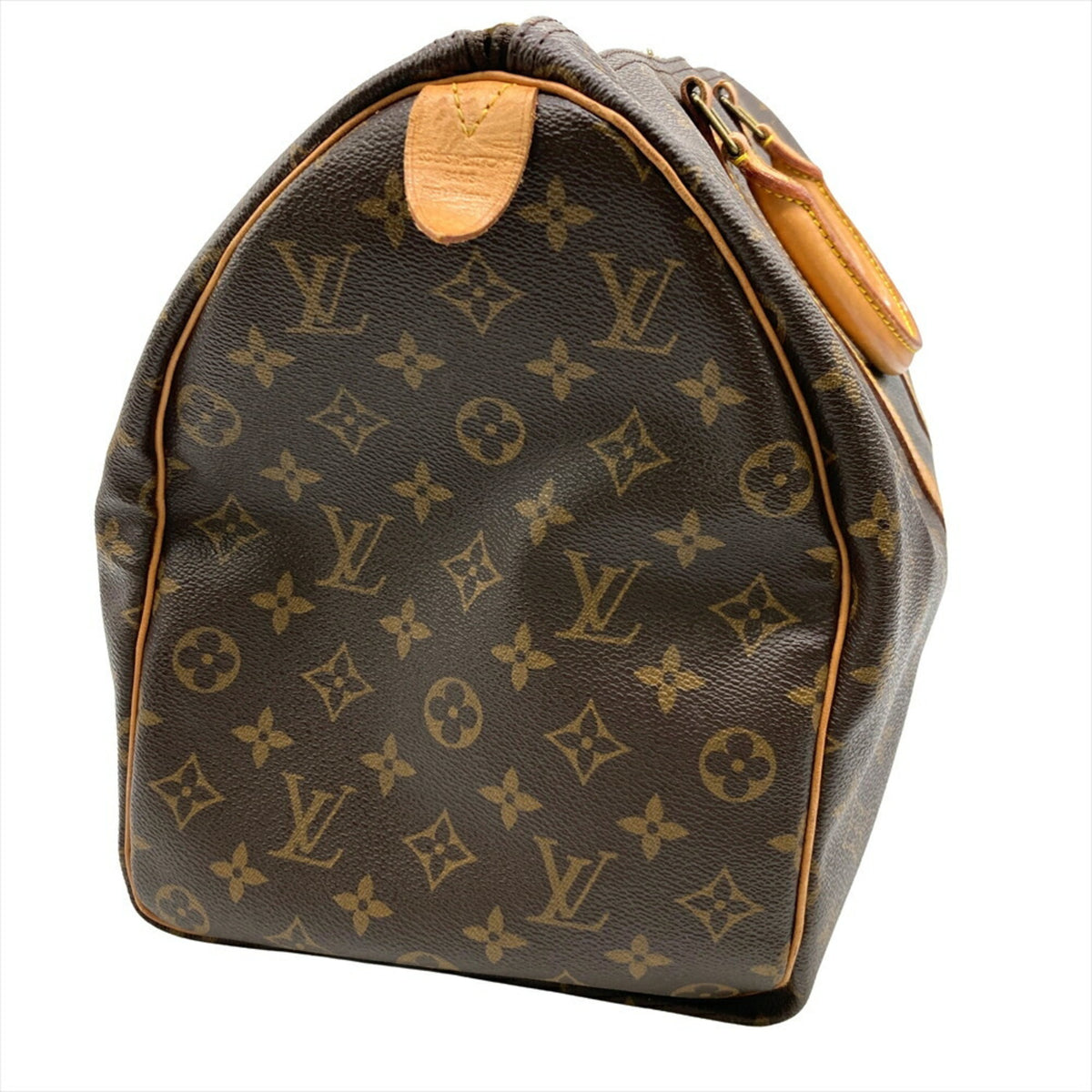 Louis Vuitton Brown Monogram Canvas Boston Bag (Pre-Owned)