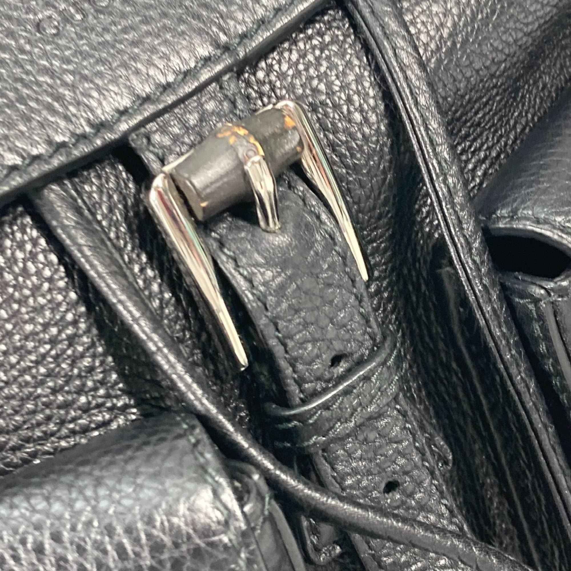 Gucci Black Leather Backpack (Pre-Owned)