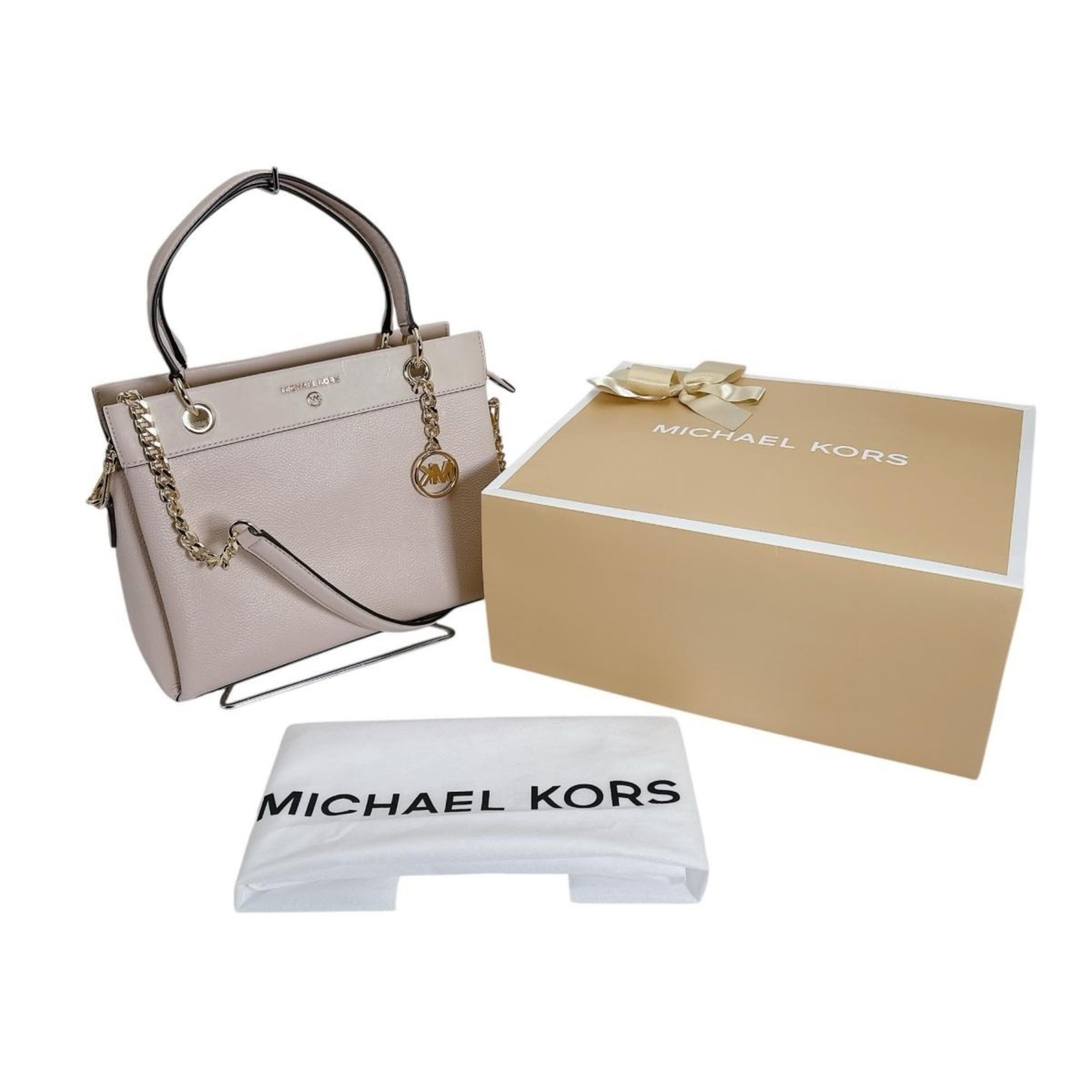 Michael Kors Pink Leather Handbag Shoulder Bag (Pre-Owned)
