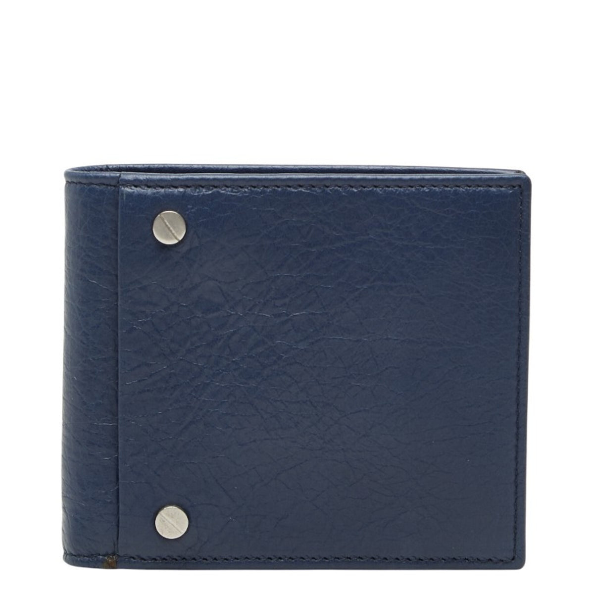 Balenciaga Navy Leather Wallet (Bi-Fold) (Pre-Owned)