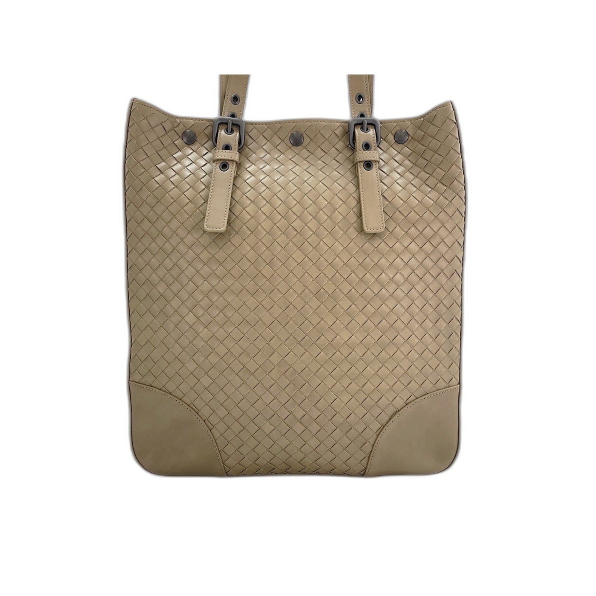 Bottega Veneta Intrecciato Brown Intrecciato Tote Bag (Pre-Owned)