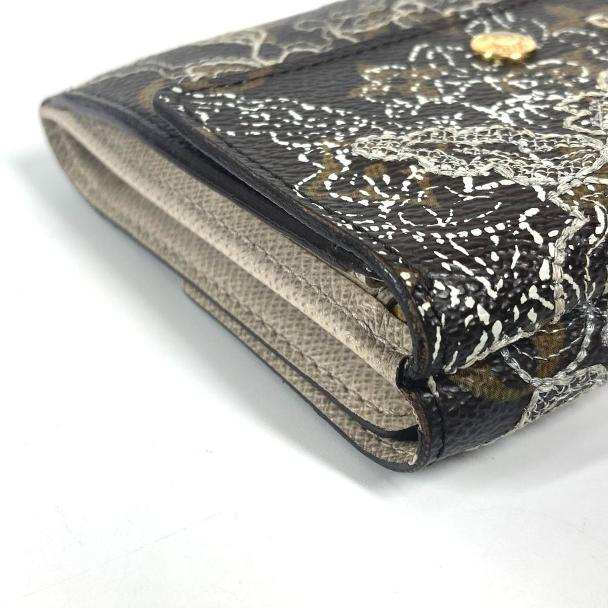 Louis Vuitton Brown Monogram Wallet (Tri-Fold) (Pre-Owned)