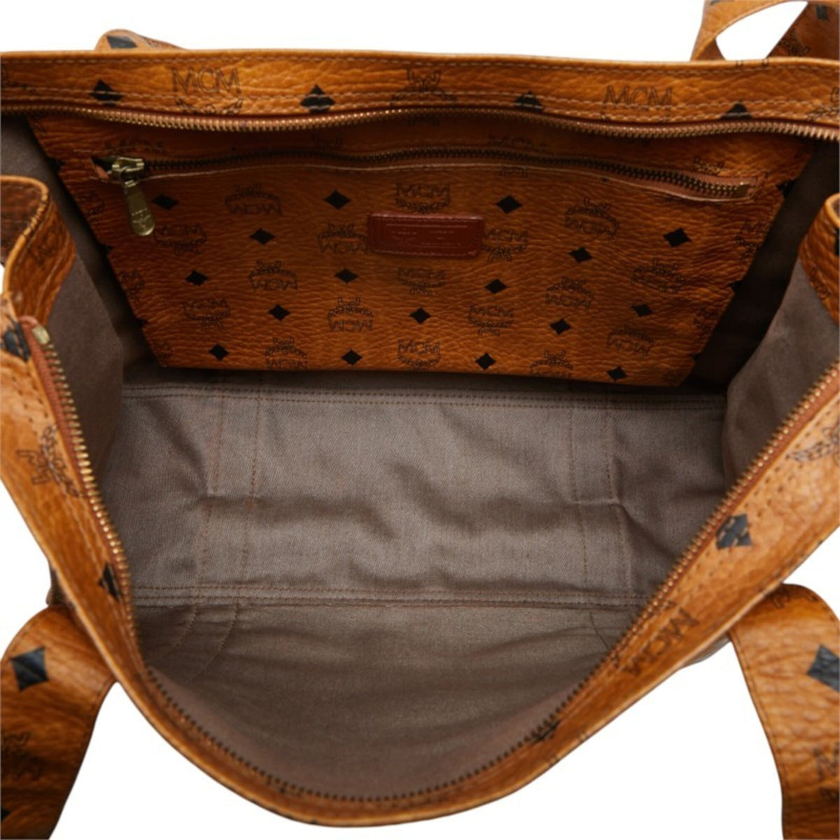 Mcm Brown Pvc Shoulder Bag Tote Bag (Pre-Owned)