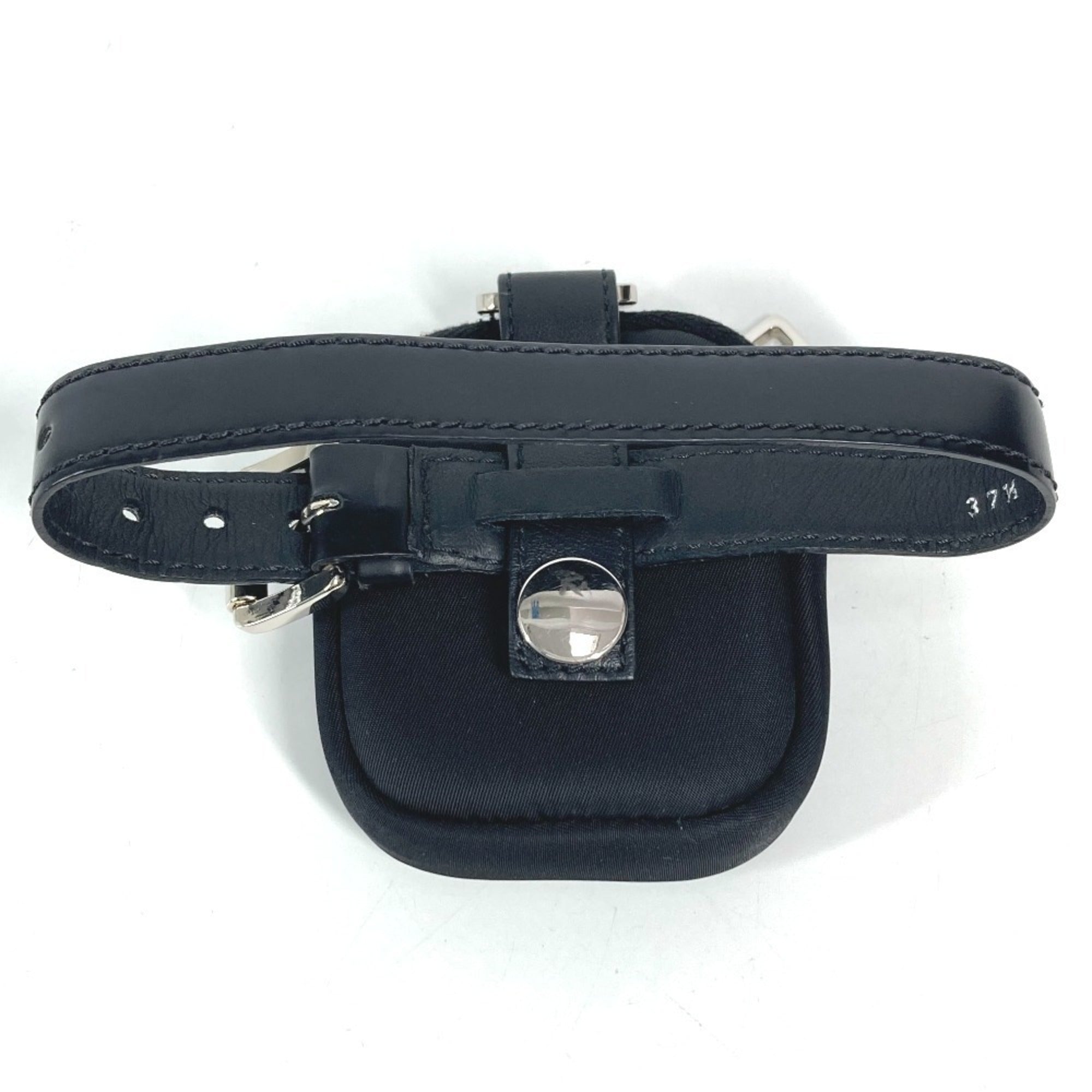 Prada Black Nylon Leather Fanny Pack Pouch (Pre-Owned)