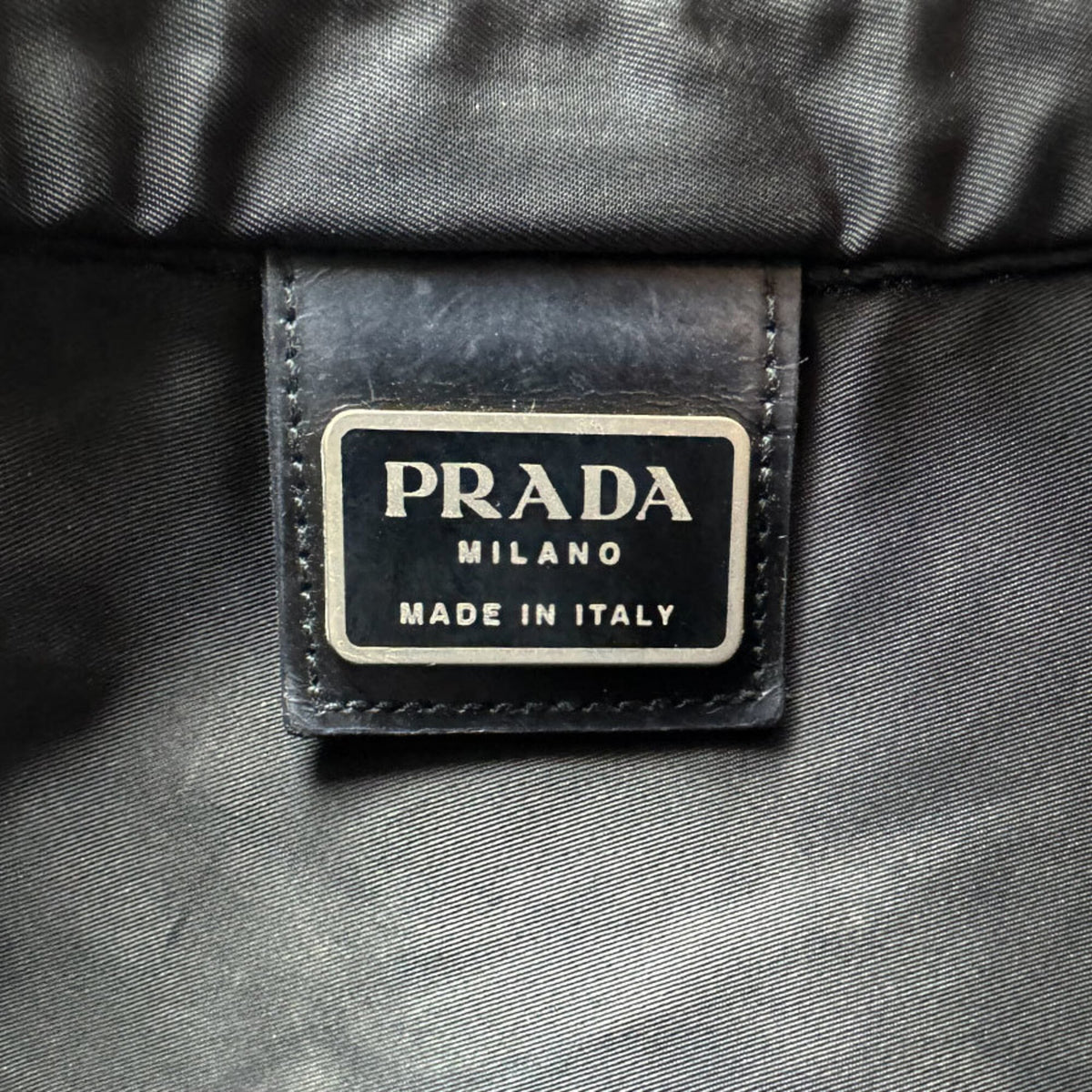 Prada Black Nylon Shoulder Bag (Pre-Owned)