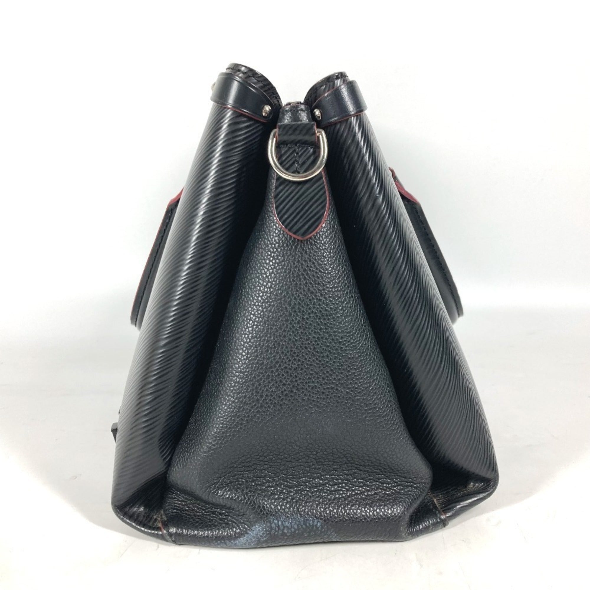 Louis Vuitton Black Noir Epi Leather Handbag Tote Bag (Pre-Owned)