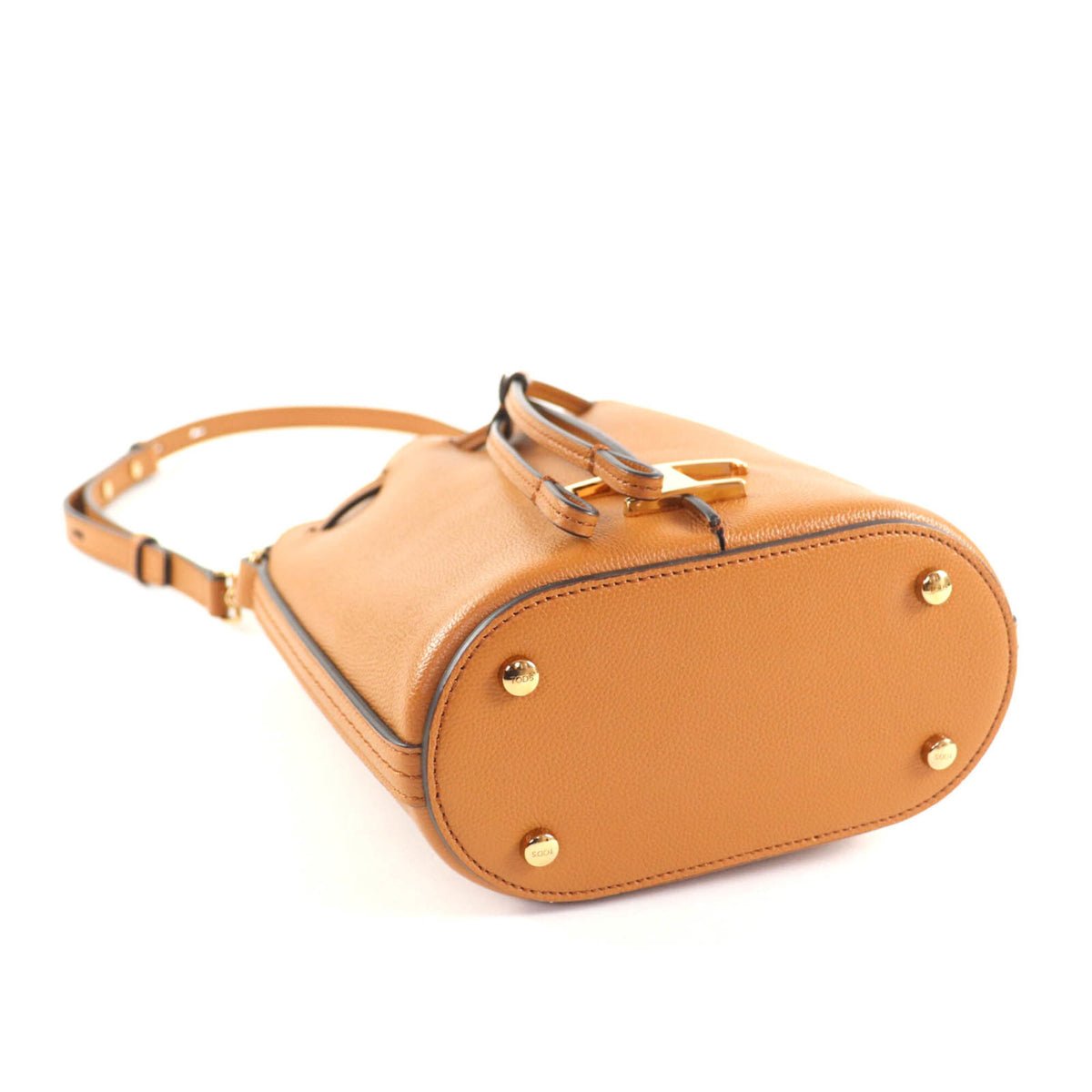 Tod's Brown Leather Shoulder Bag (Pre-Owned)