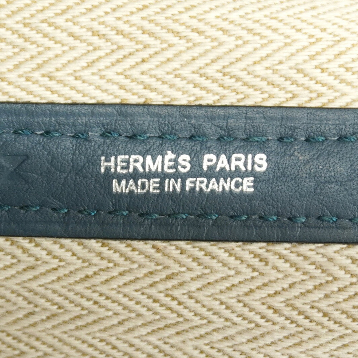 Hermes Blue Country Leather Tote Bag (Pre-Owned)