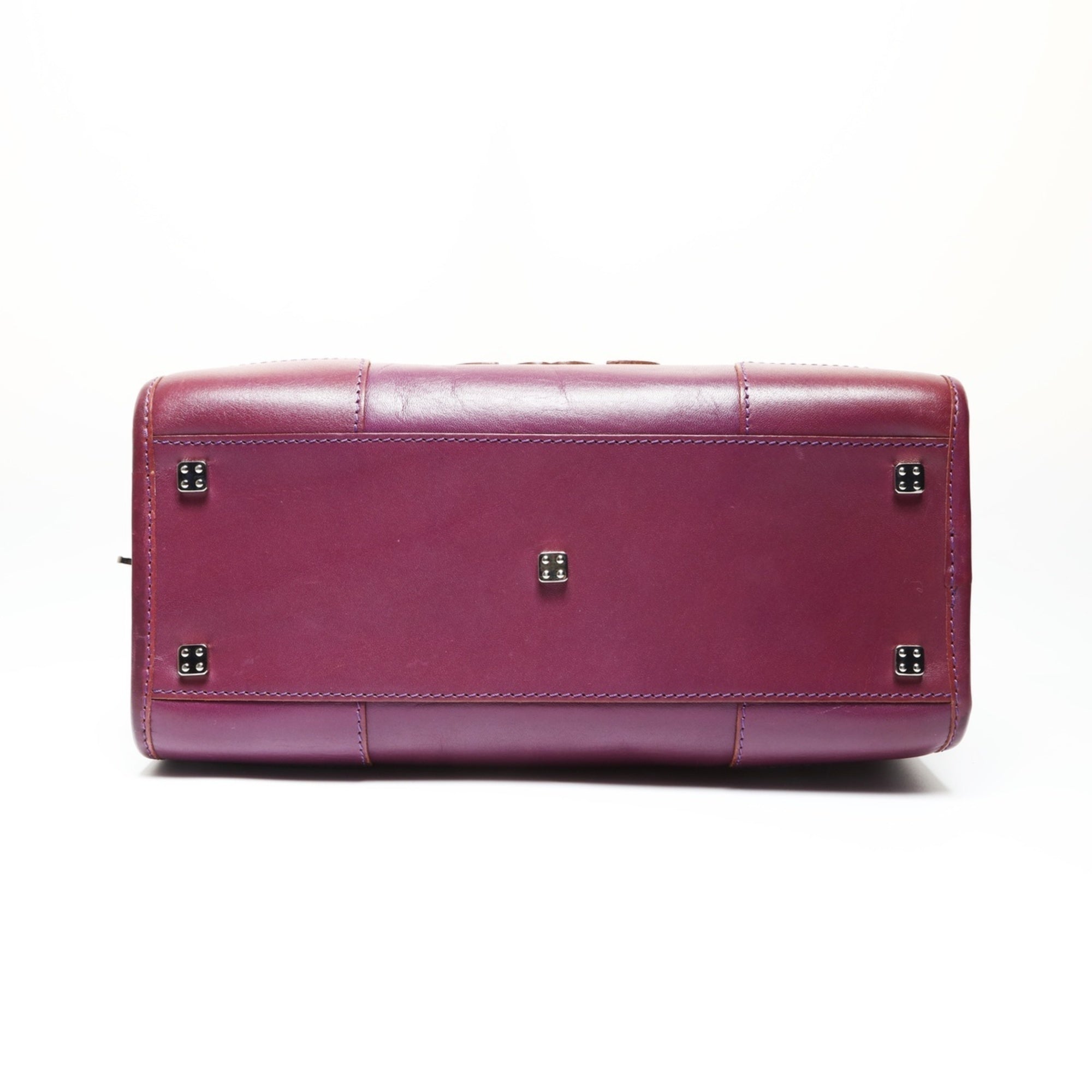 Loewe Amazona Purple Handbag (Pre-Owned)