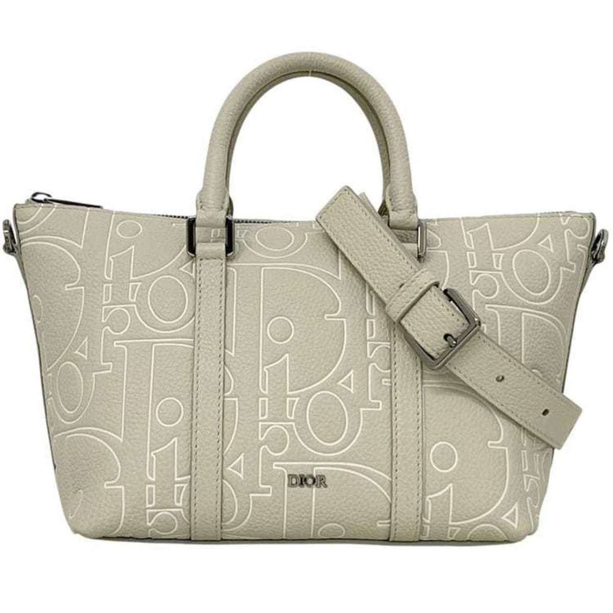 Christian Dior Beige Leather Handbag (Pre-Owned)
