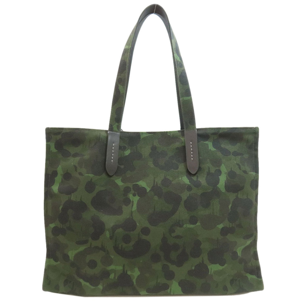 Coach Green Canvas Tote Bag (Pre-Owned)