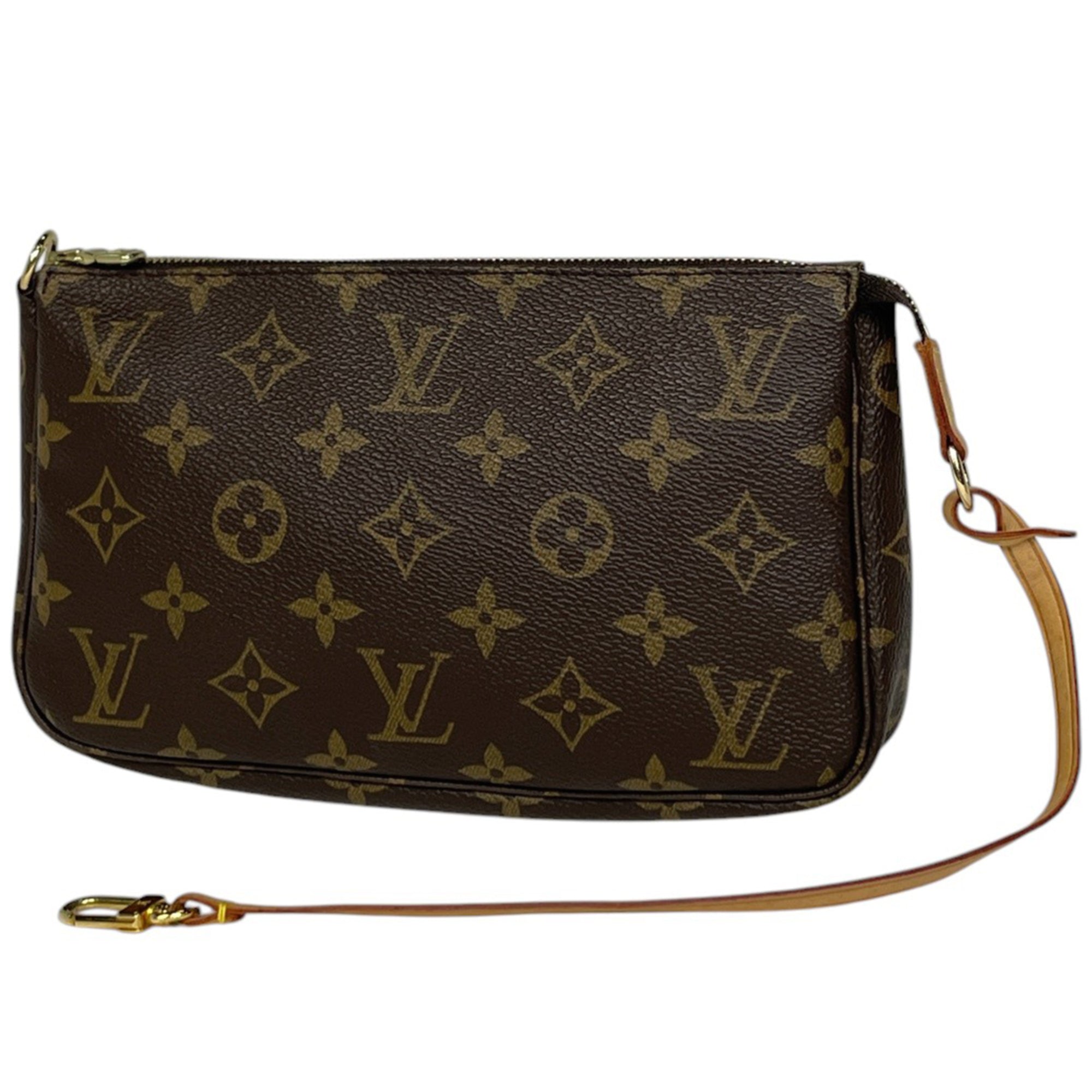Louis Vuitton Brown Monogram Pochette Pouch (Pre-Owned)