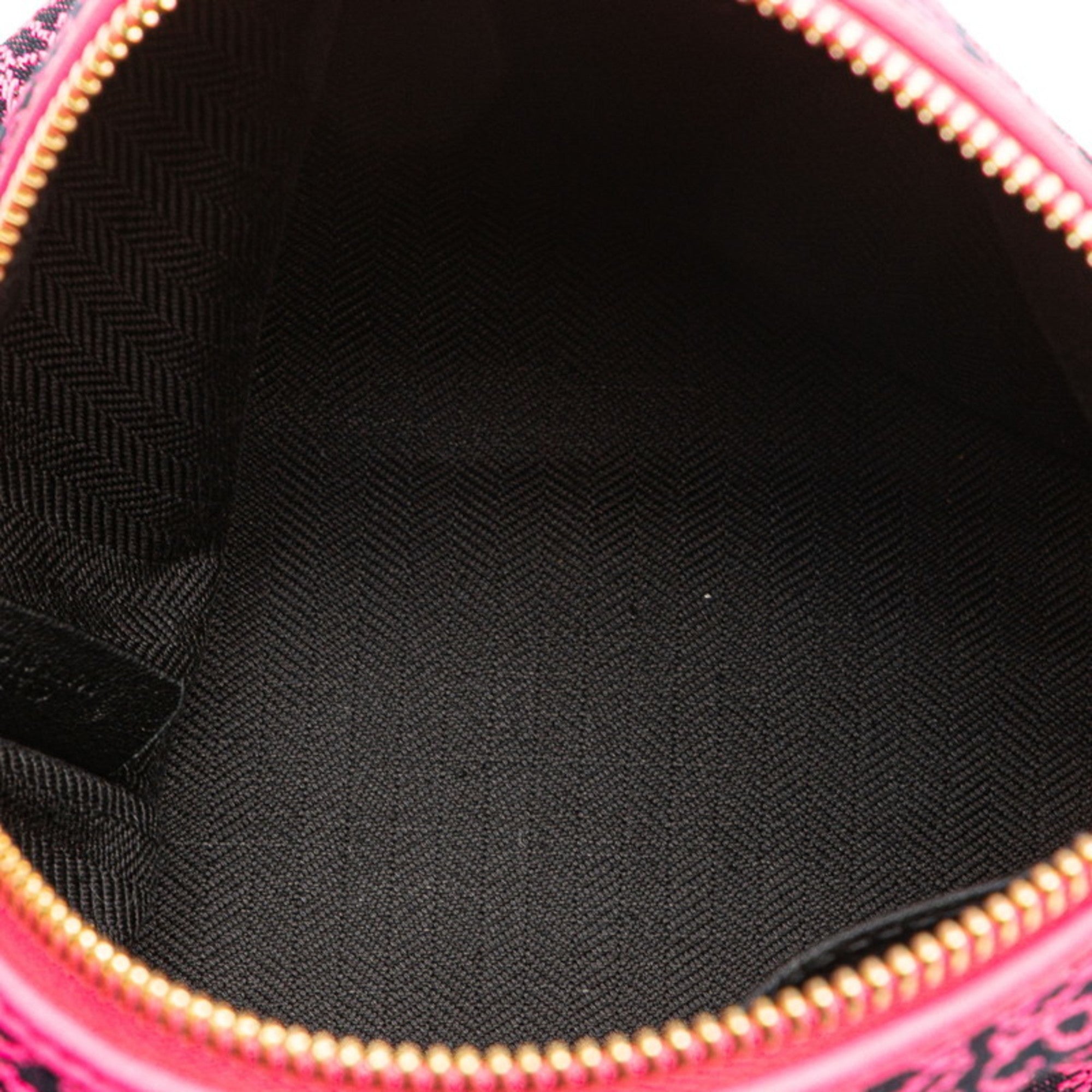 Loewe Pink Leather Jacquard Handbag (Pre-Owned)