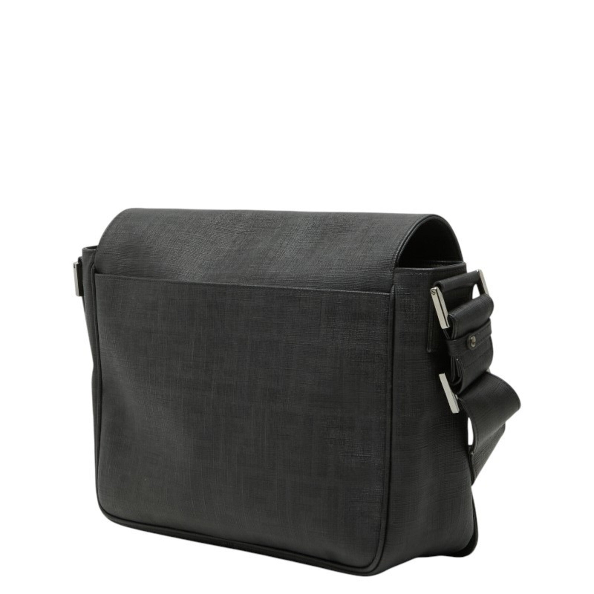 Fendi Black Gray Pvc Shoulder Bag (Pre-Owned)