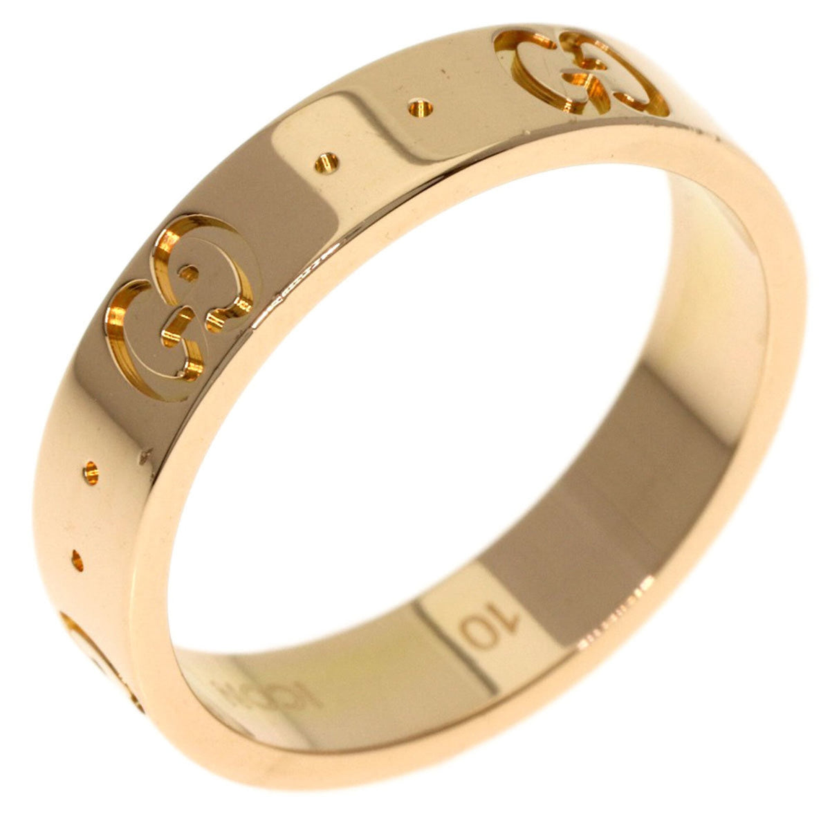 Gucci Pink Gold (18K) Band Ring (Pre-Owned)