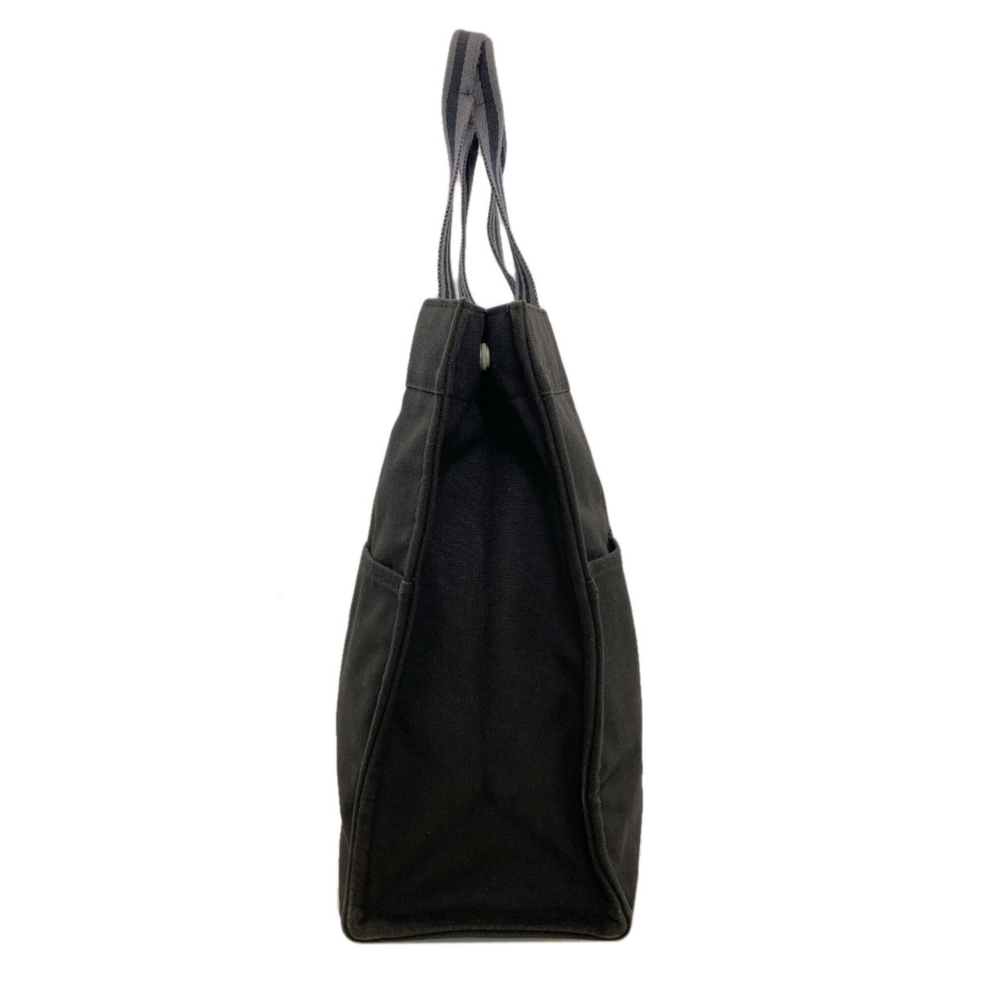 Hermes Gray Canvas Tote Bag (Pre-Owned)