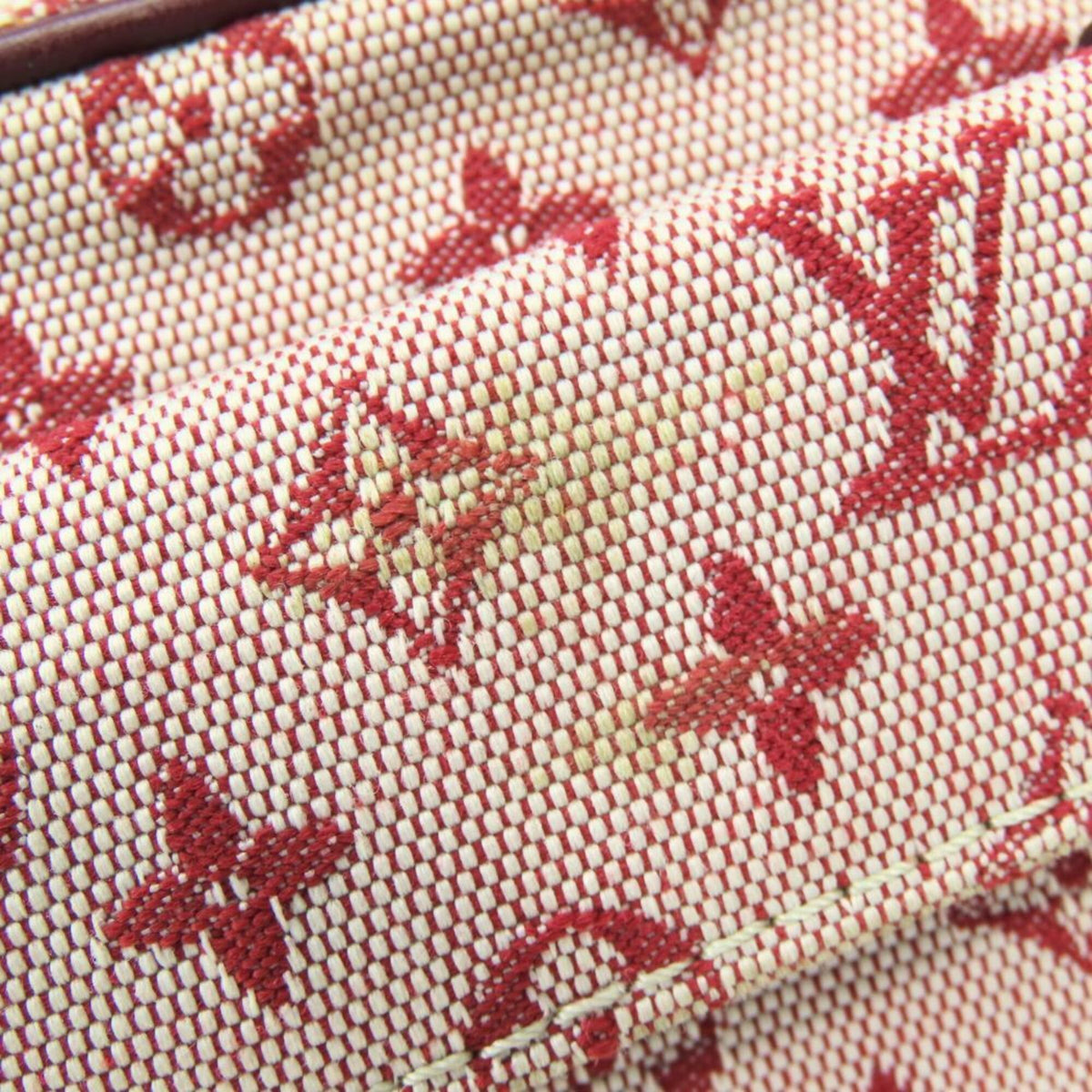 Louis Vuitton Bordeaux Cherry Red Color Monogram Mini Pochette Shoulder Bag (Pre-Owned)