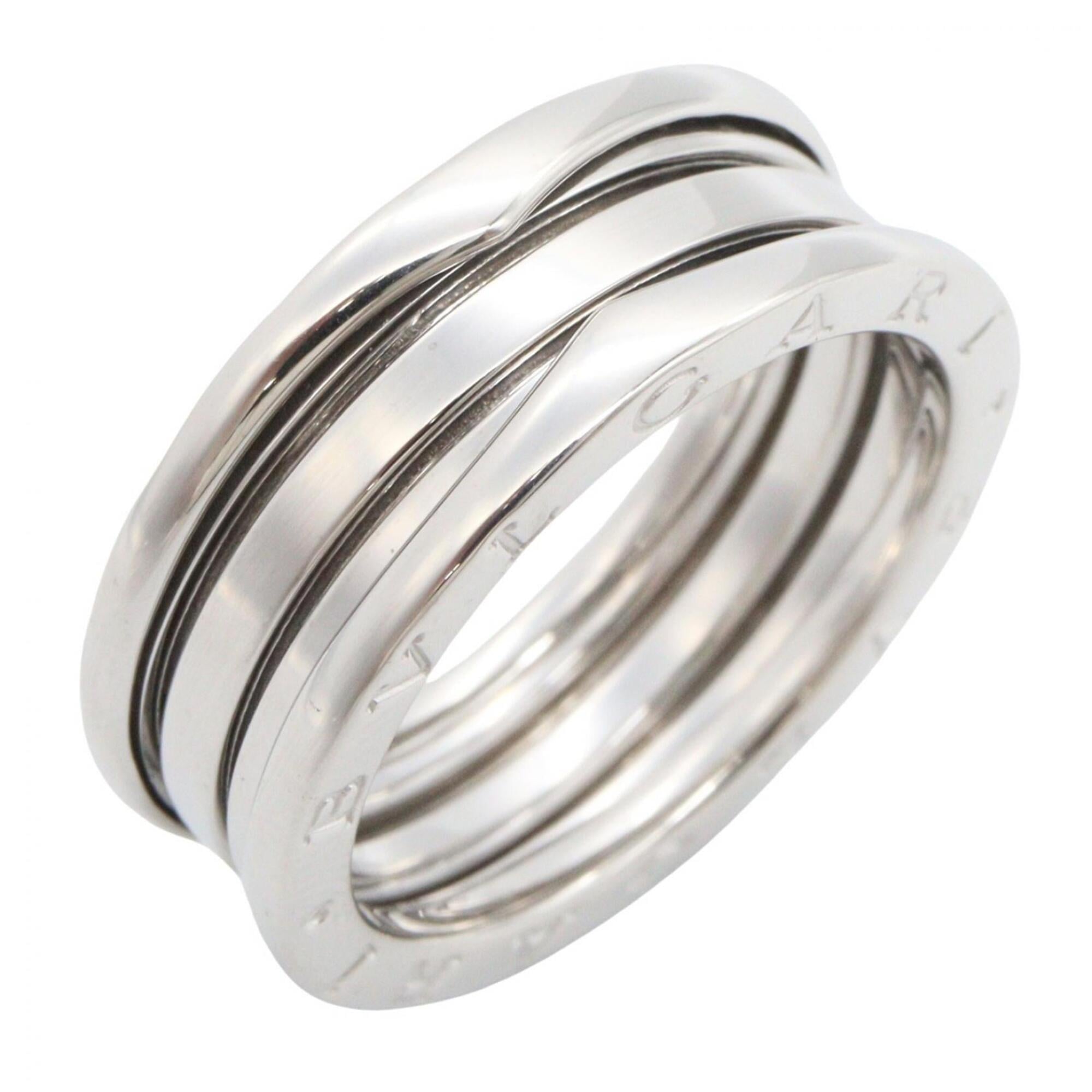 Bvlgari Silver White Gold (18K) Band Ring (Pre-Owned)