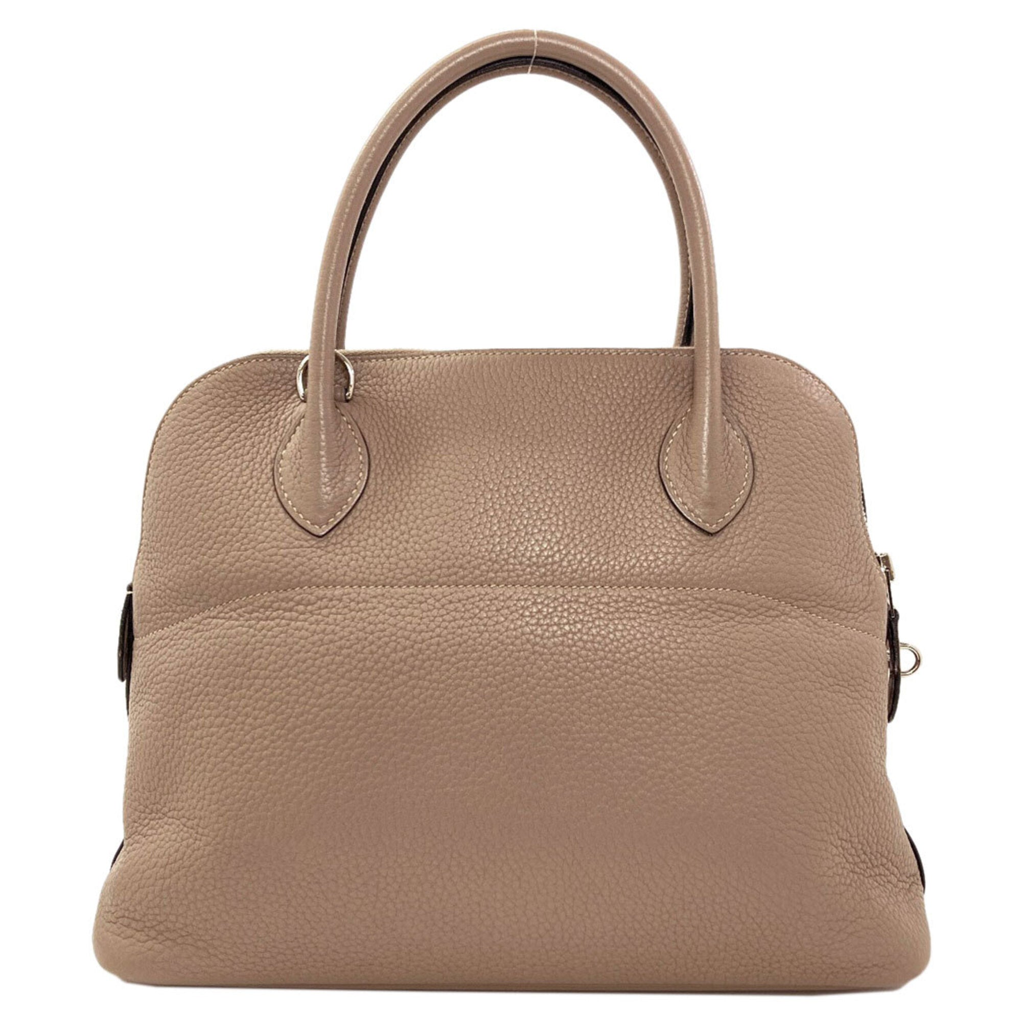 Hermes Taurillon Clemence Leather Handbag (Pre-Owned)