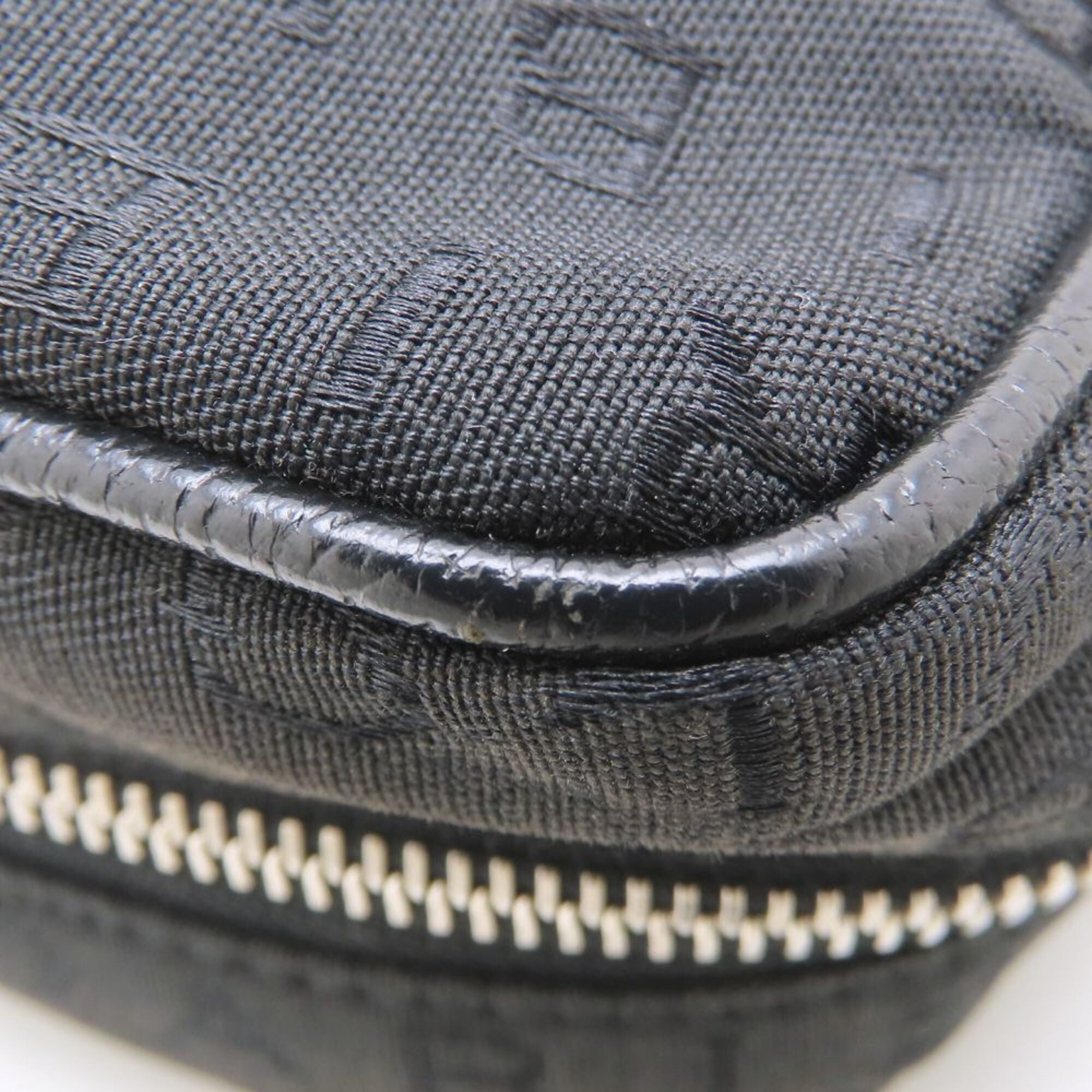 Bvlgari Black Canvas Leather Shoulder Bag (Pre-Owned)