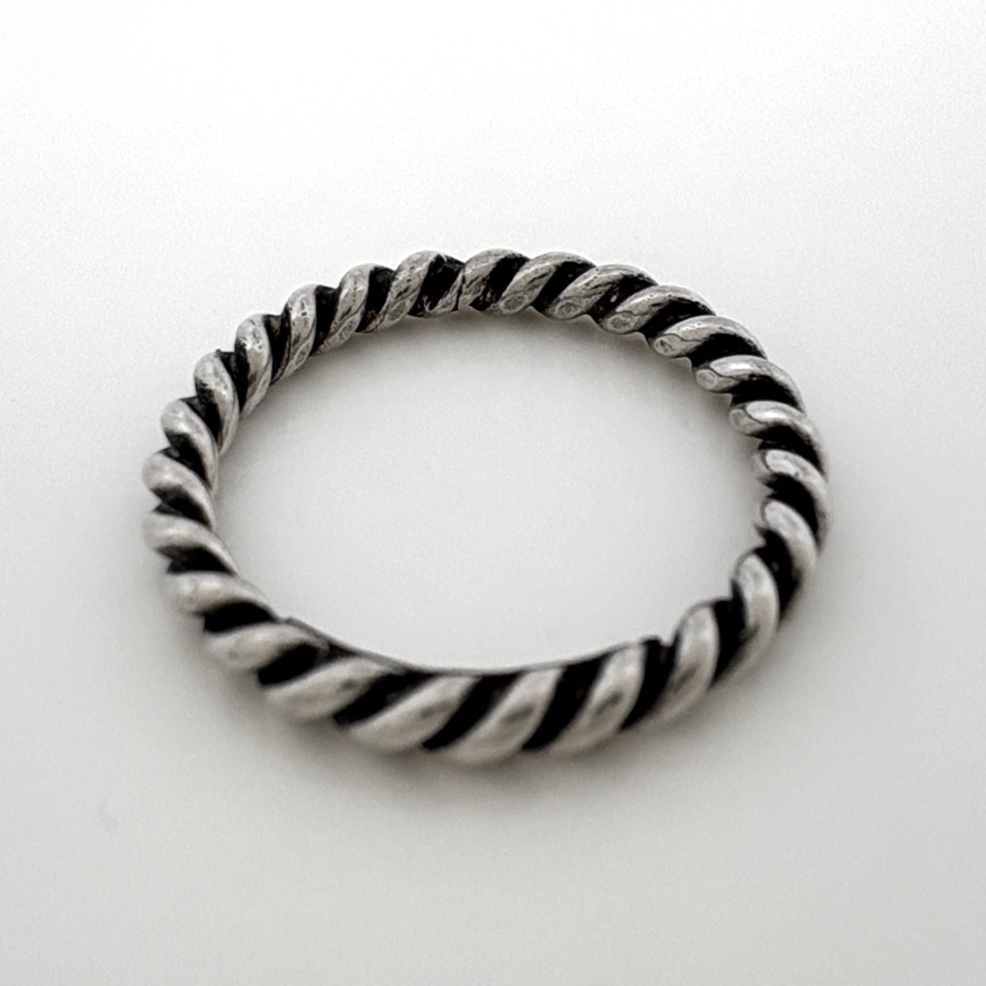 Tiffany Silver Silver 925 Band Ring (Pre-Owned)