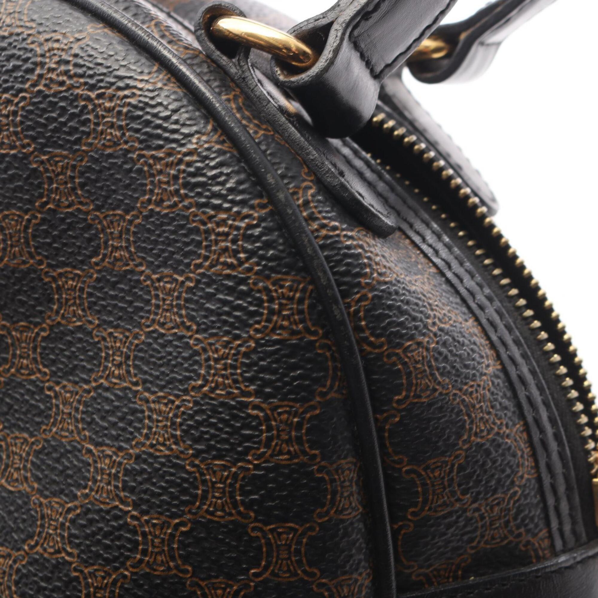 Celine Black Coated Canvas Pvc Leather Handbag (Pre-Owned)