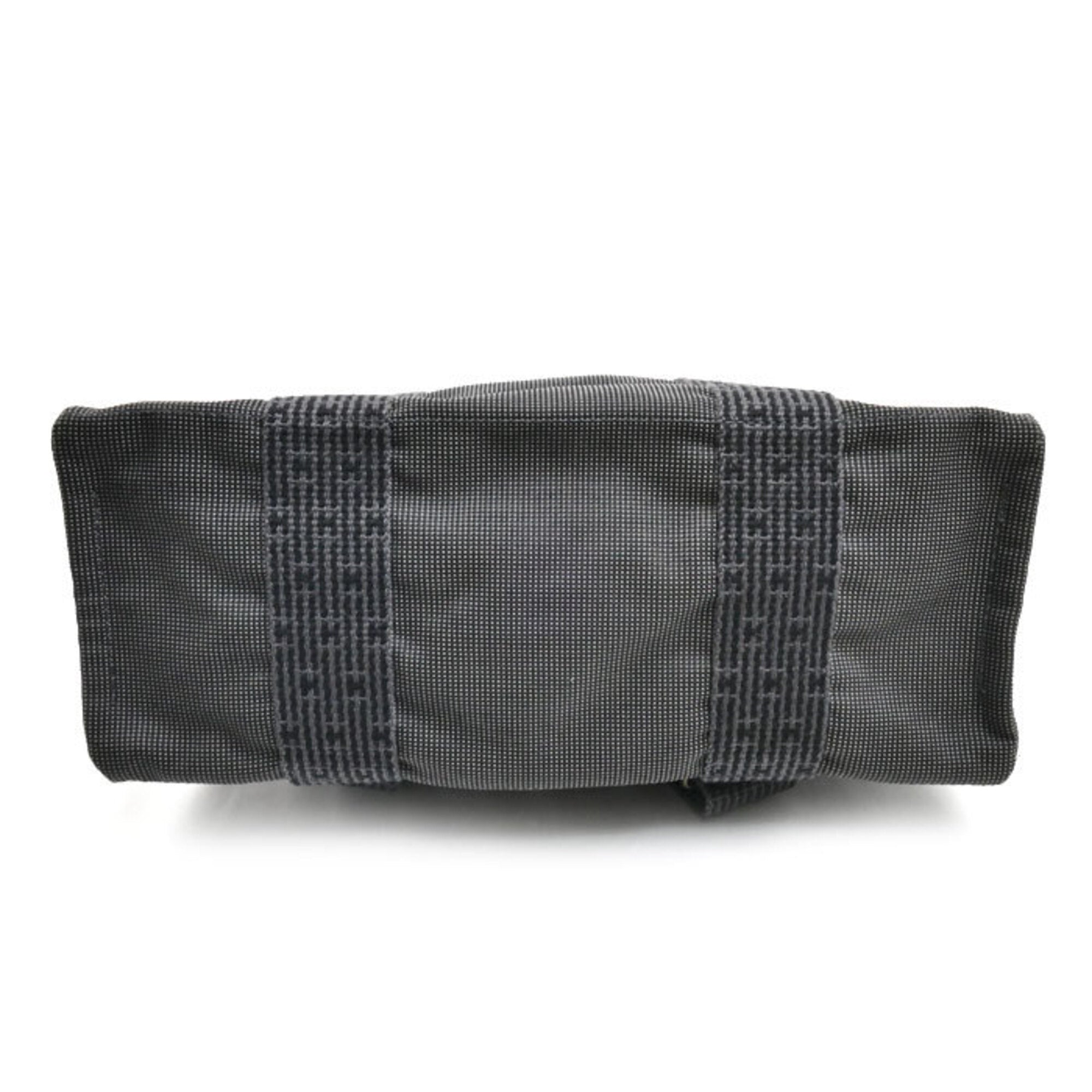 Hermes Gray Nylon Backpack (Pre-Owned)