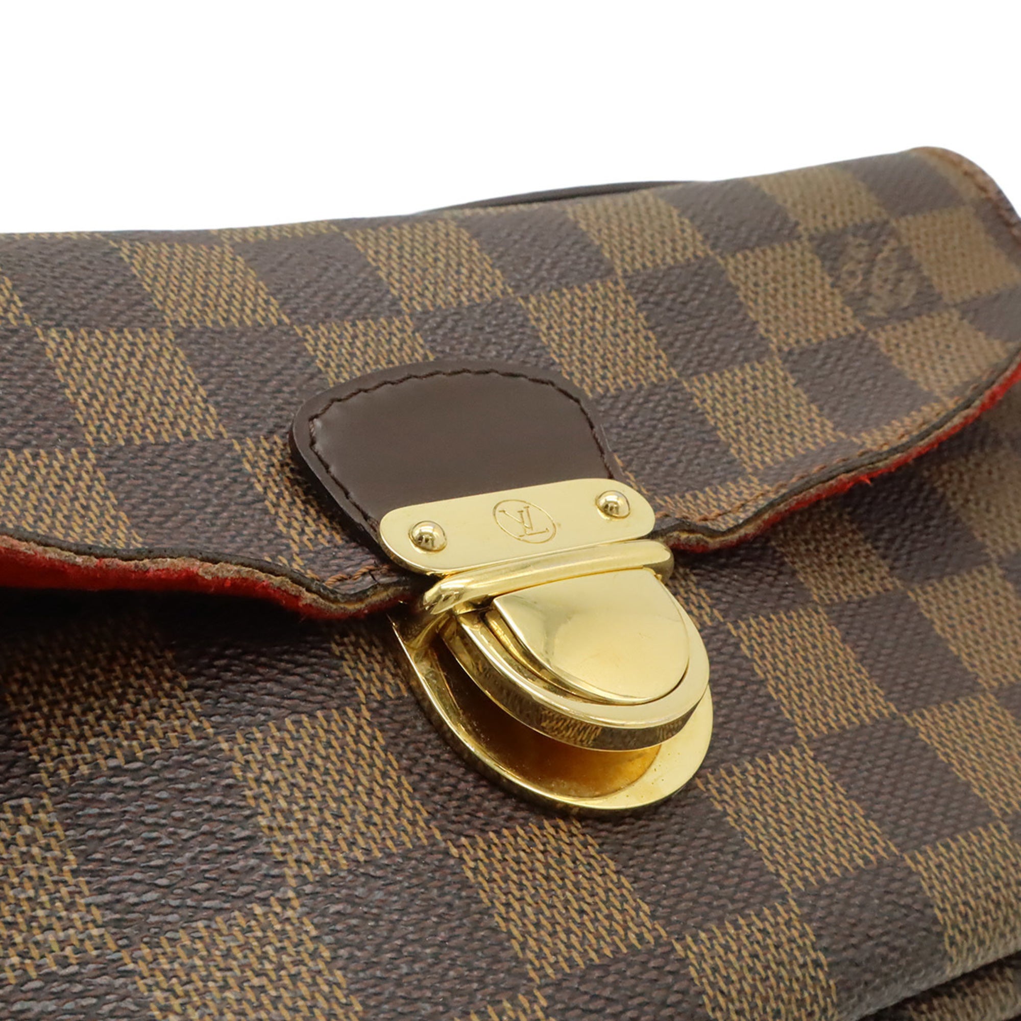 Louis Vuitton Brown Damier Canvas Damier Canvas Pvc Shoulder Bag (Pre-Owned)