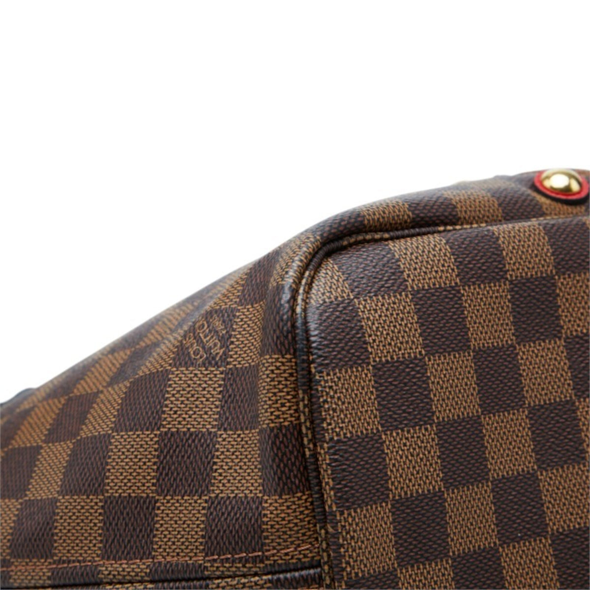 Louis Vuitton Damier Brown Pvc Leather Pouch Shoulder Bag Tote Bag (Pre-Owned)