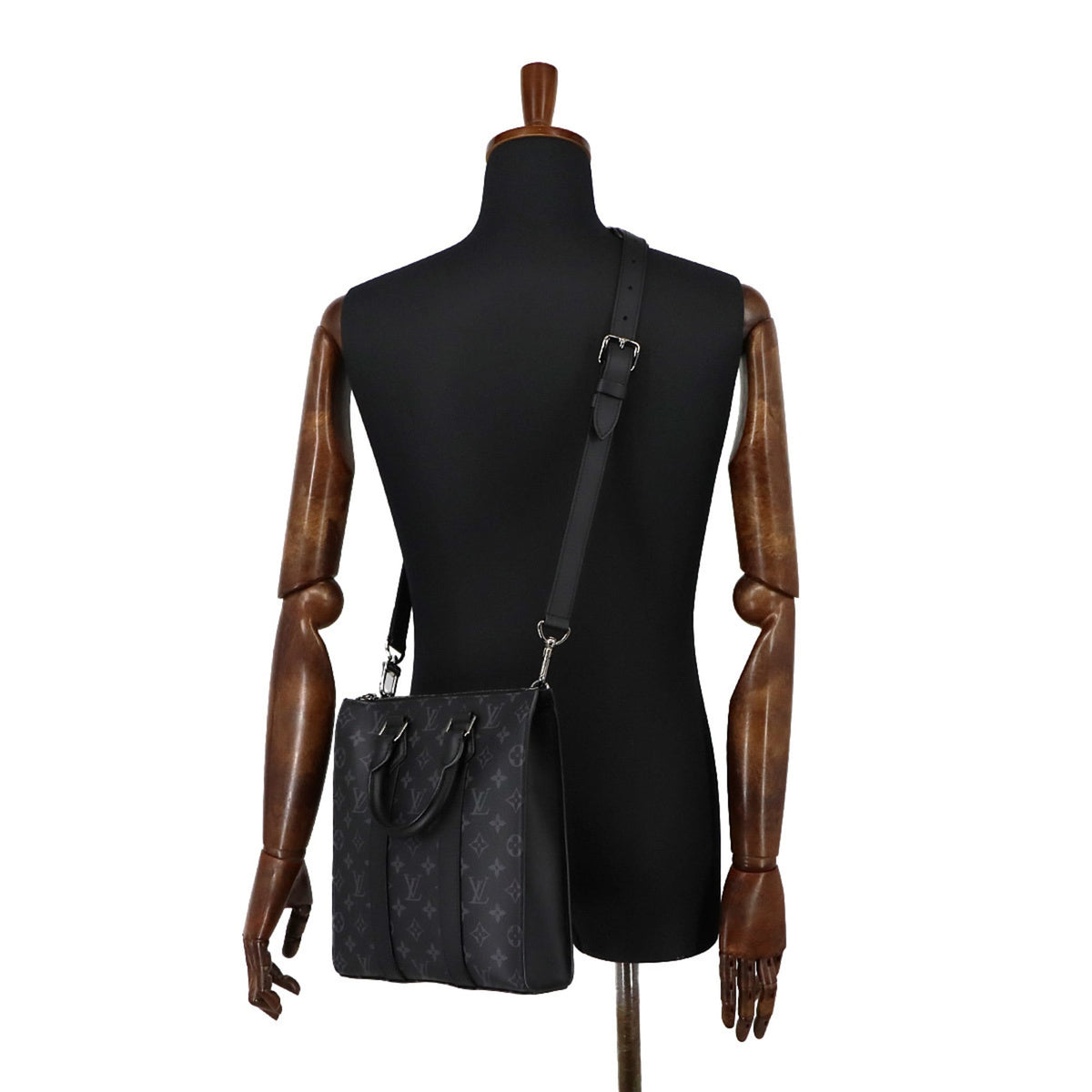 Louis Vuitton Black Monogram Eclipse Monogram Eclipse Handbag Tote Bag (Pre-Owned)