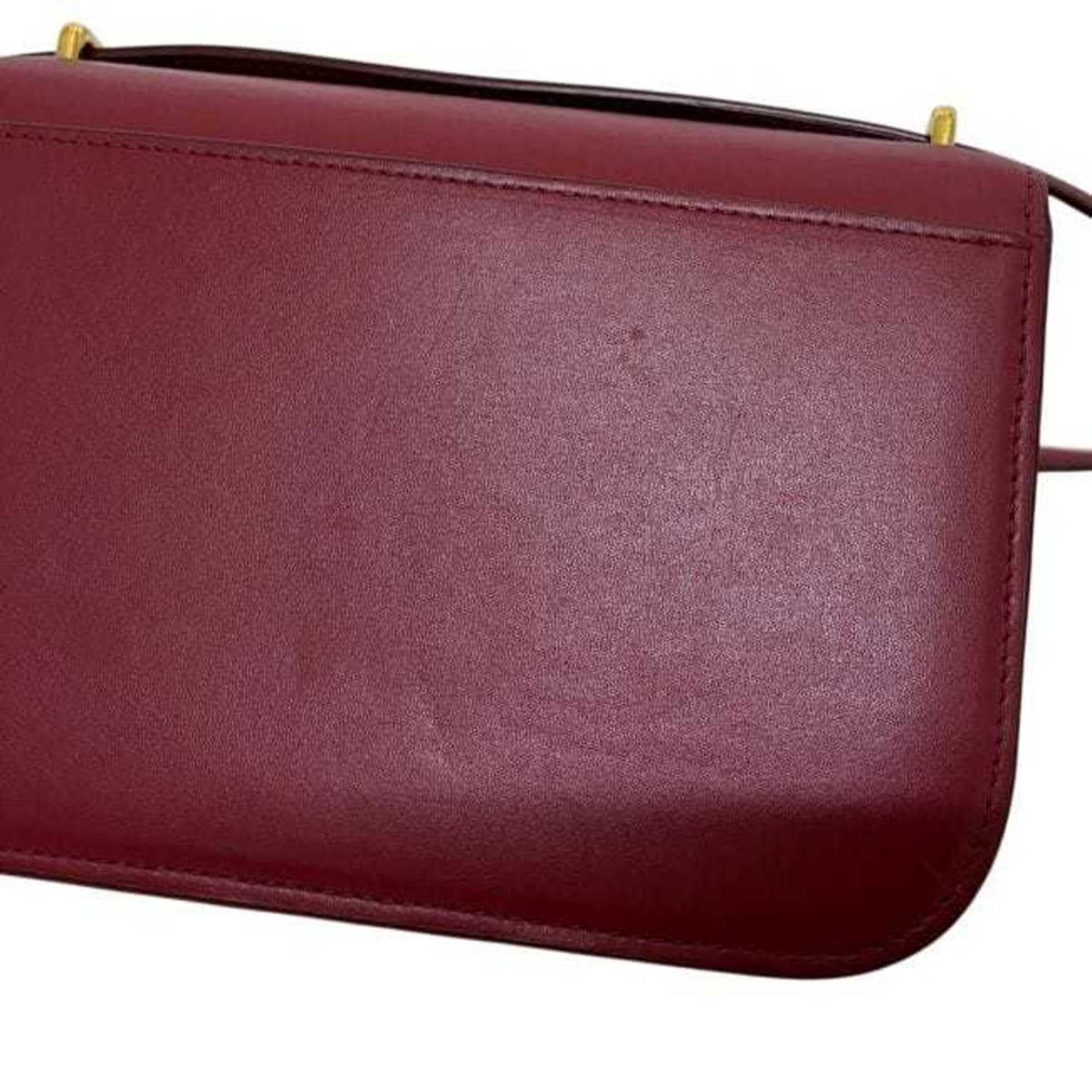 Loewe Red Color Leather Shoulder Bag (Pre-Owned)