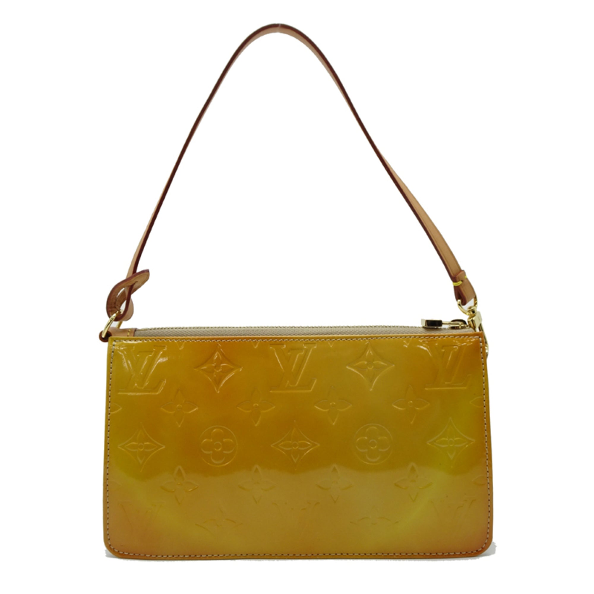 Louis Vuitton Yellow Monogram Vernis Pouch (Pre-Owned)
