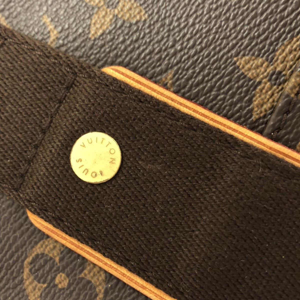 Louis Vuitton Marron Monogram Coated Canvas Handbag (Pre-Owned)