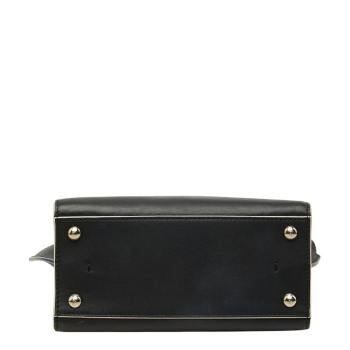 Fendi Black Leather Handbag Shoulder Bag (Pre-Owned)