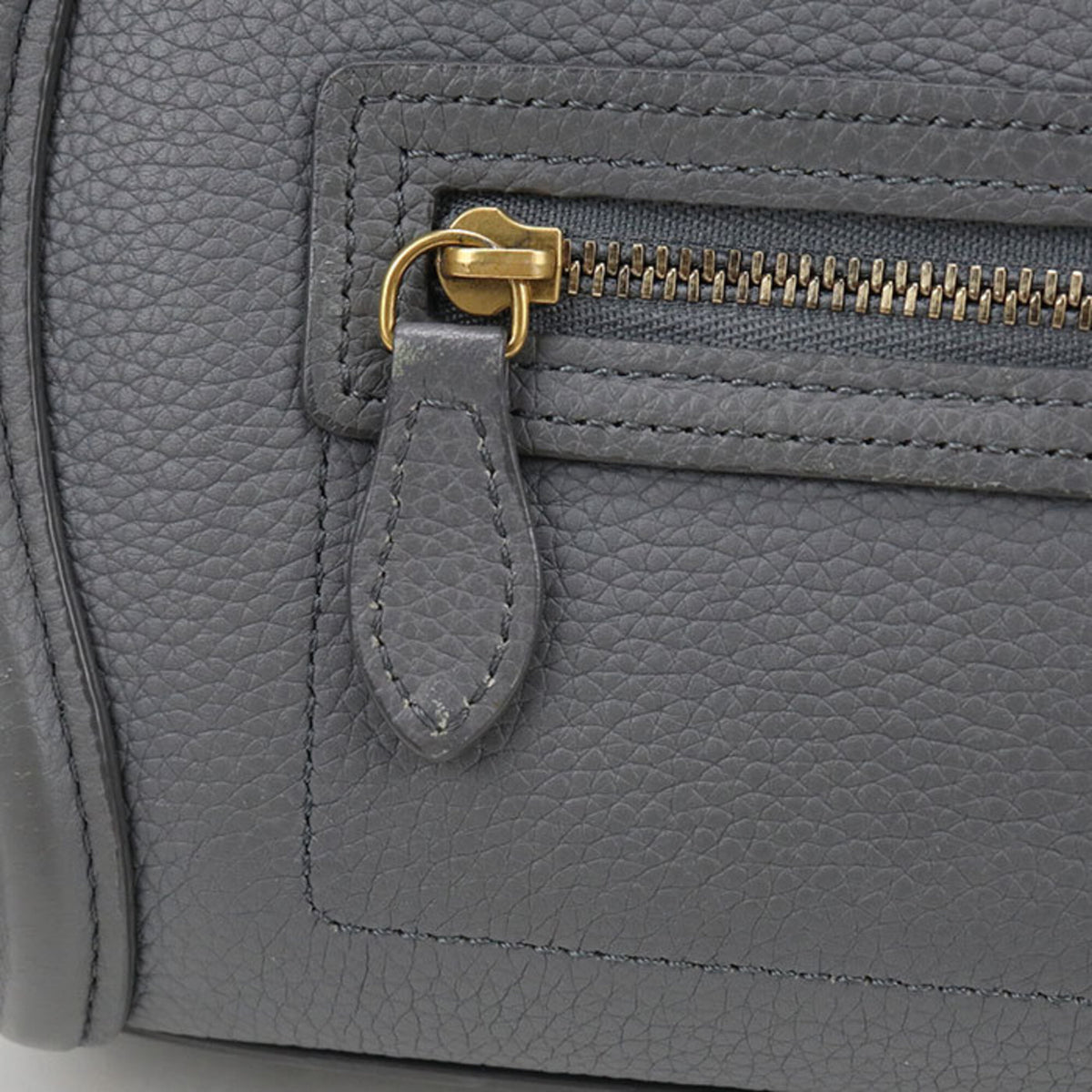 Celine Gray Leather Handbag (Pre-Owned)