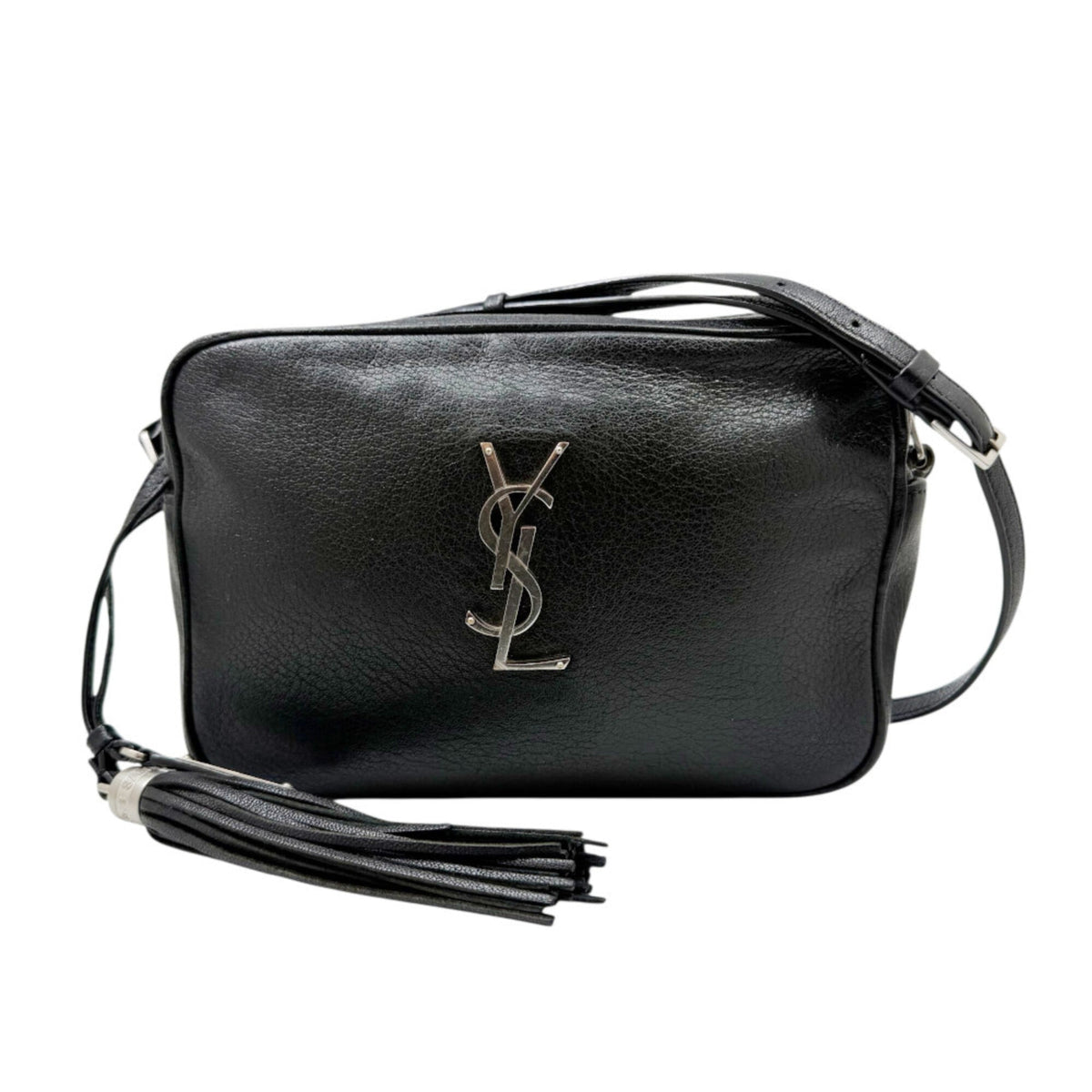 Saint Laurent Black Leather Shoulder Bag (Pre-Owned)