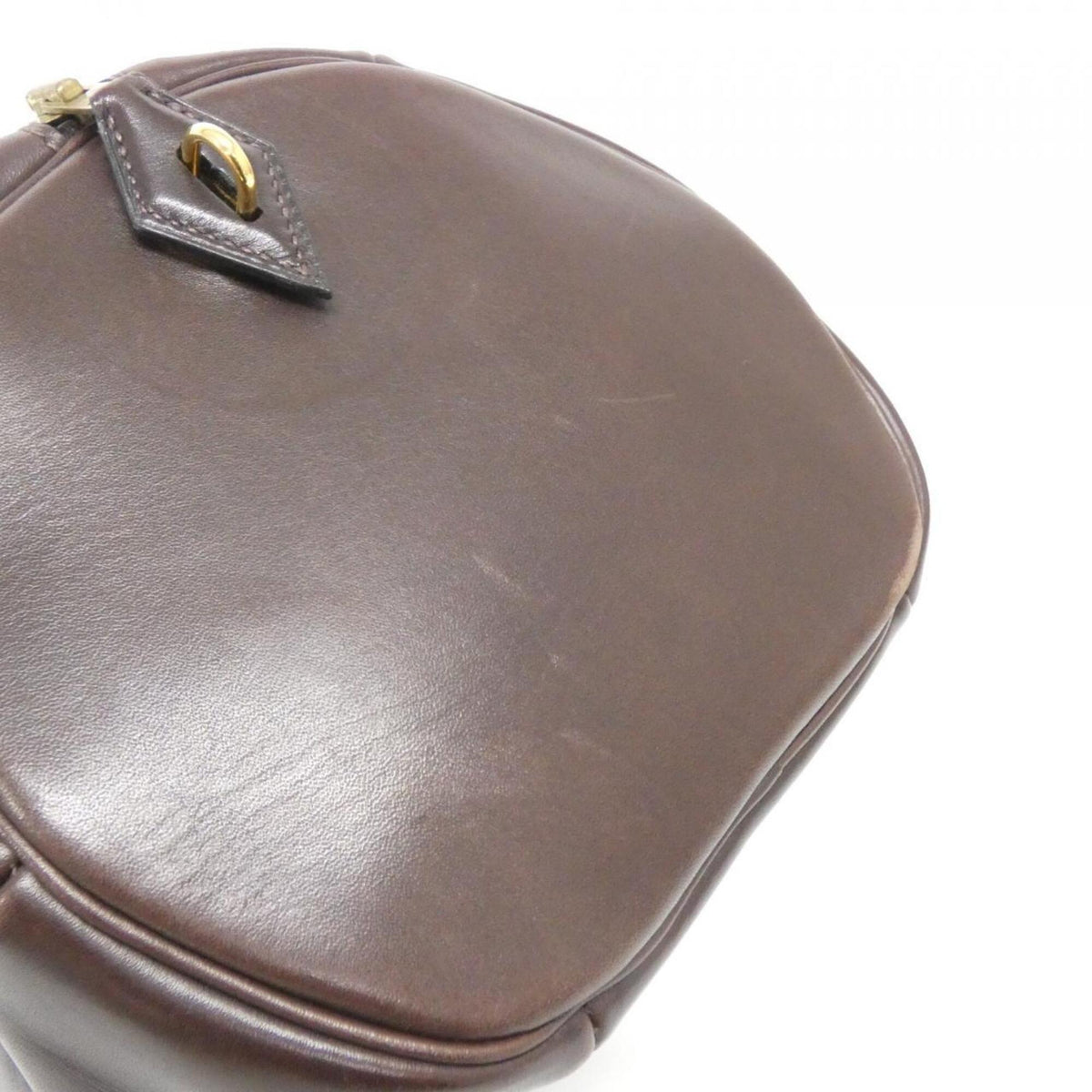 Hermes Brown Evercalf Leather Handbag (Pre-Owned)