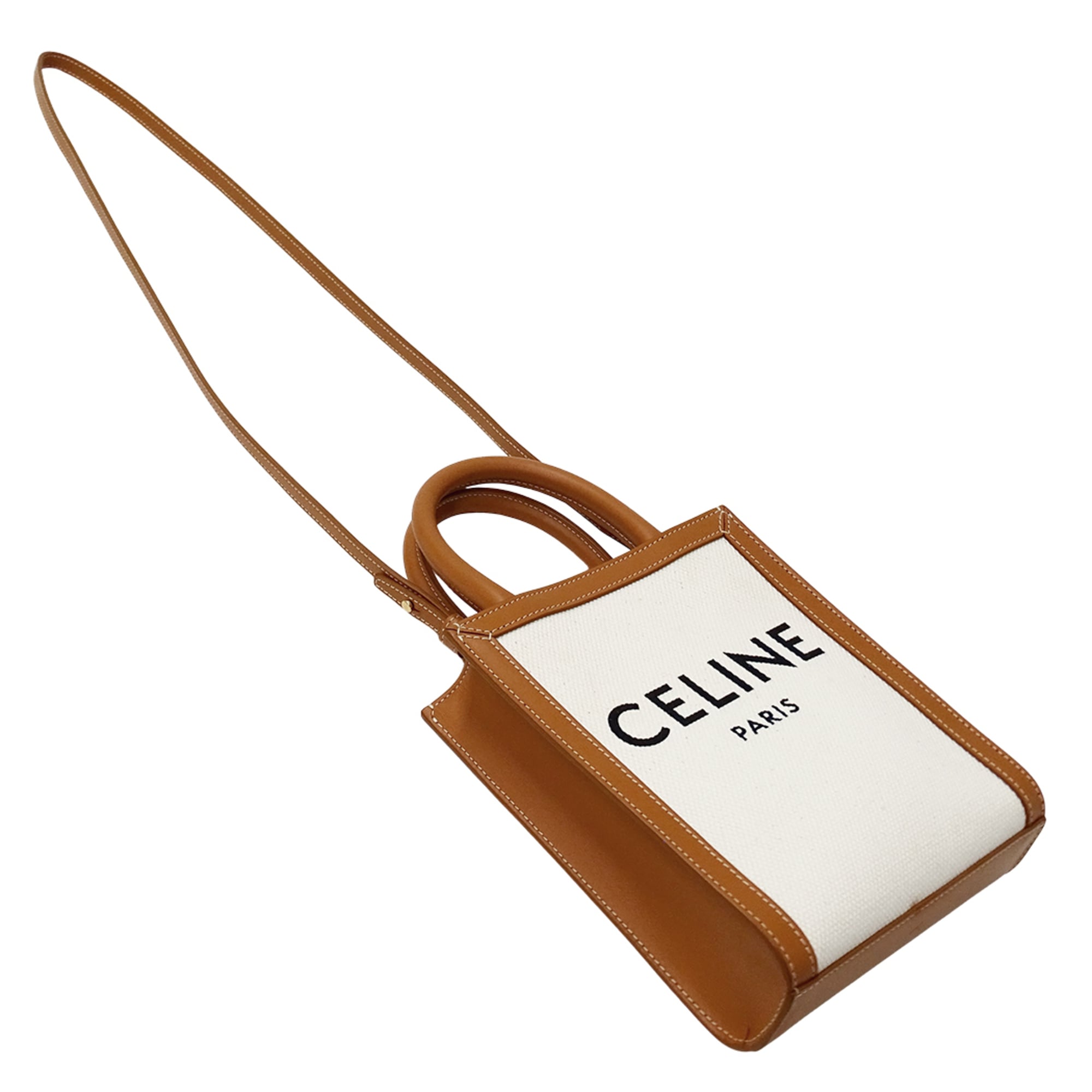 Celine Canvas Handbag Shoulder Bag (Pre-Owned)
