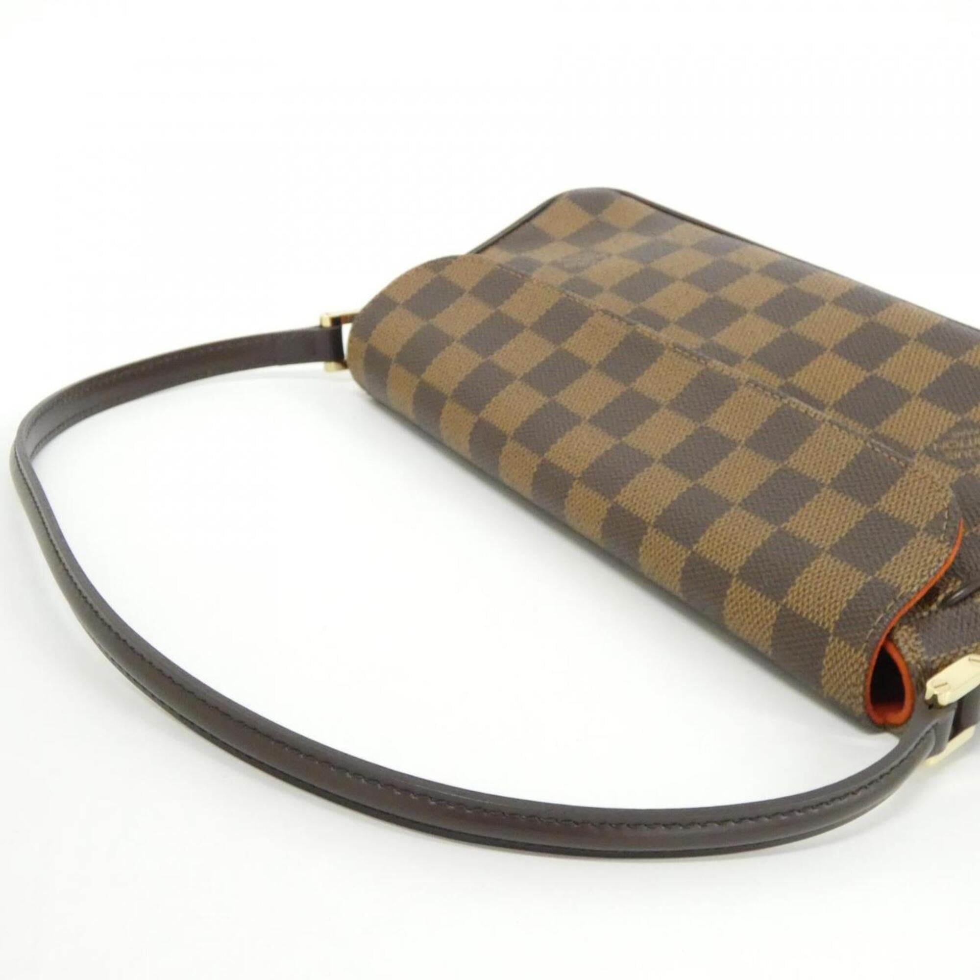 Louis Vuitton Brown Coated Canvas Shoulder Bag (Pre-Owned)