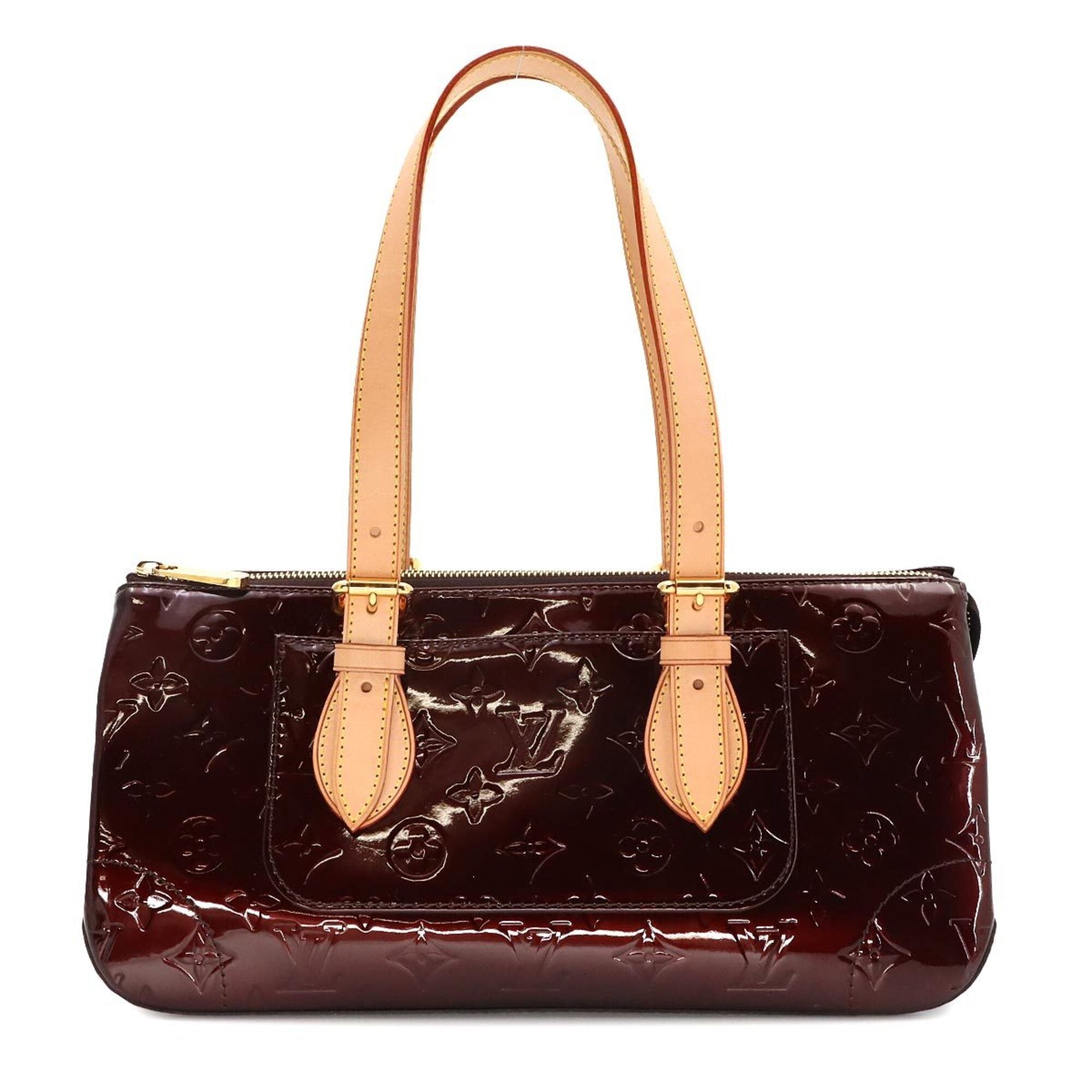 Louis Vuitton Amarante Monogram Vernis Handbag Shoulder Bag (Pre-Owned)