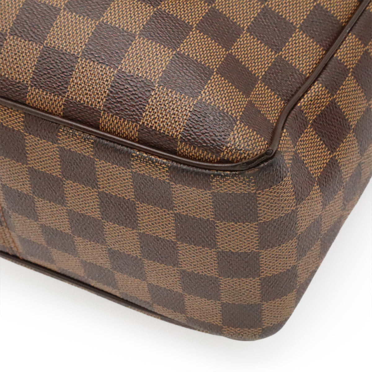Louis Vuitton Brown Pvc Coated Canvas Shoulder Bag (Pre-Owned)