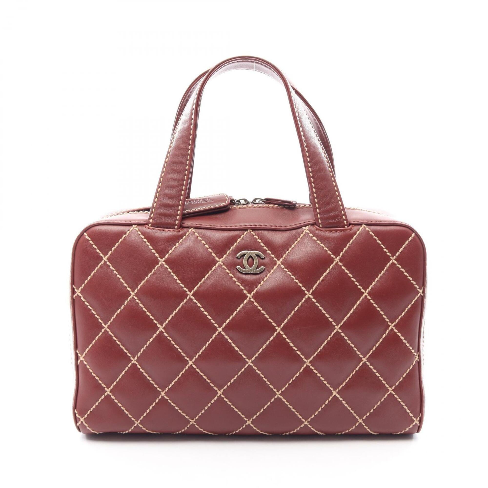 Chanel Brown Leather Handbag (Pre-Owned)