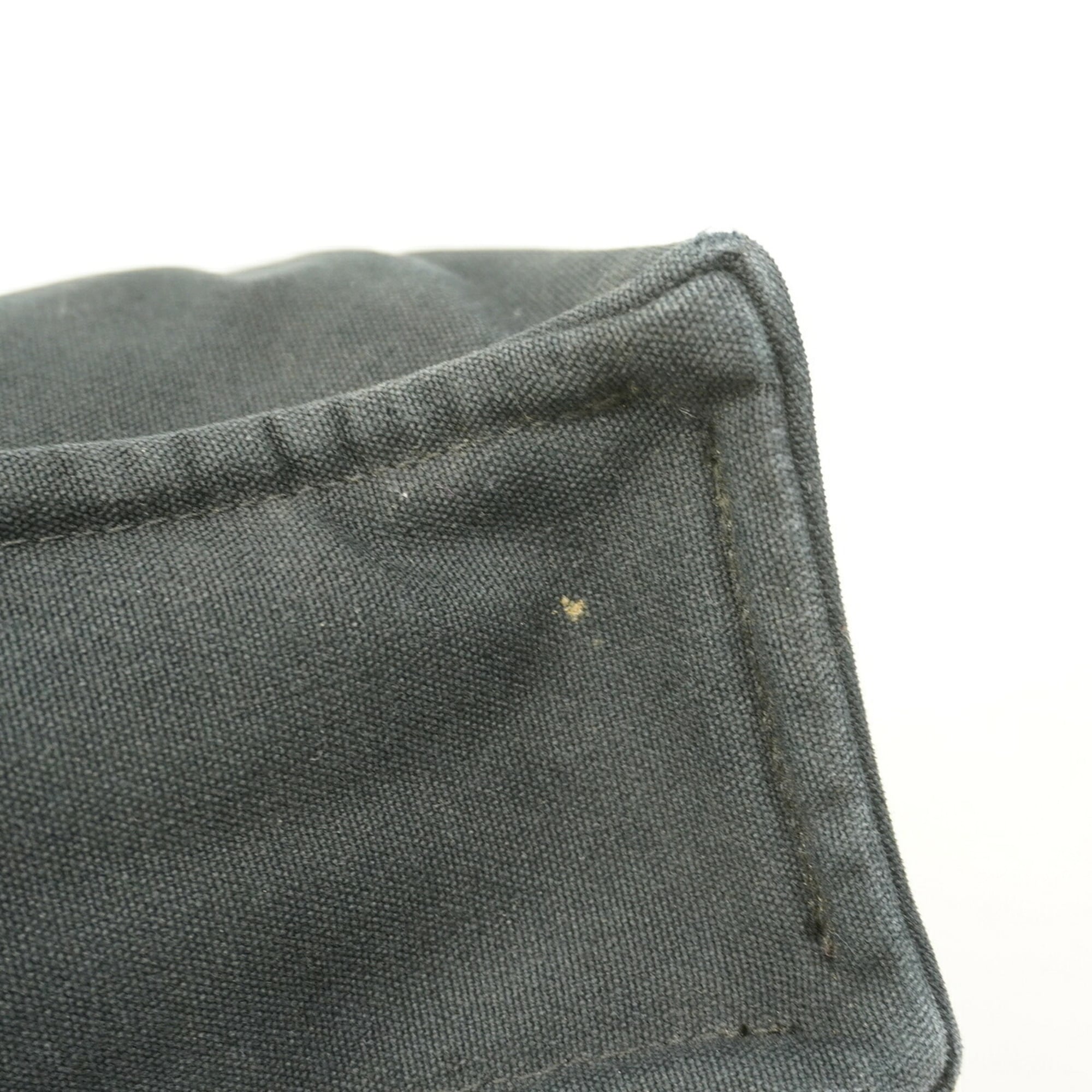 Hermes Black Canvas Tote Bag (Pre-Owned)