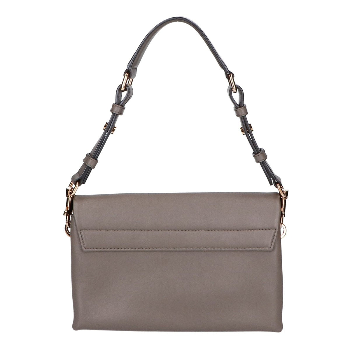 Tod's Gray Leather Shoulder Bag (Pre-Owned)