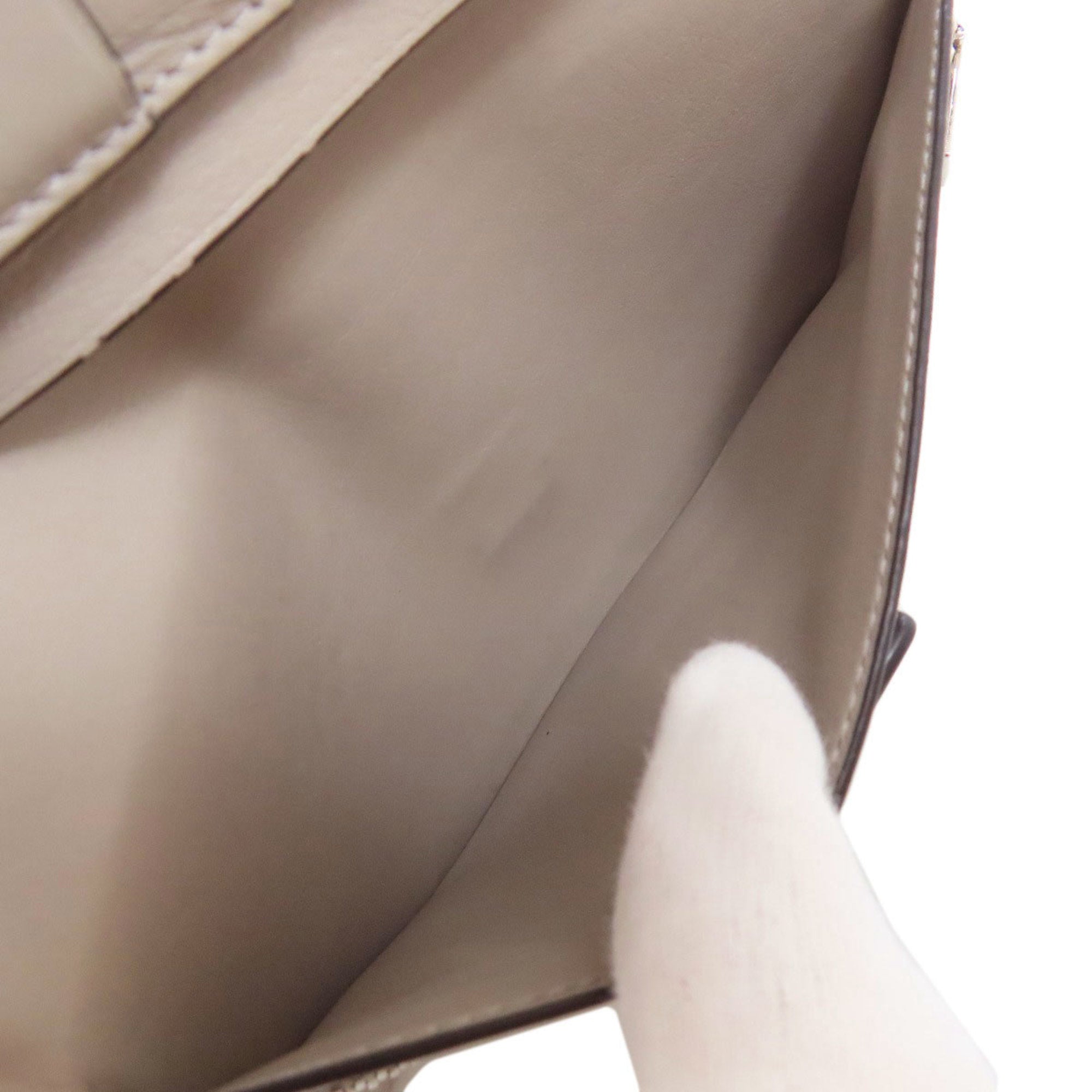 Loewe Gray Green Leather Coin Purse/Coin Case (Pre-Owned)