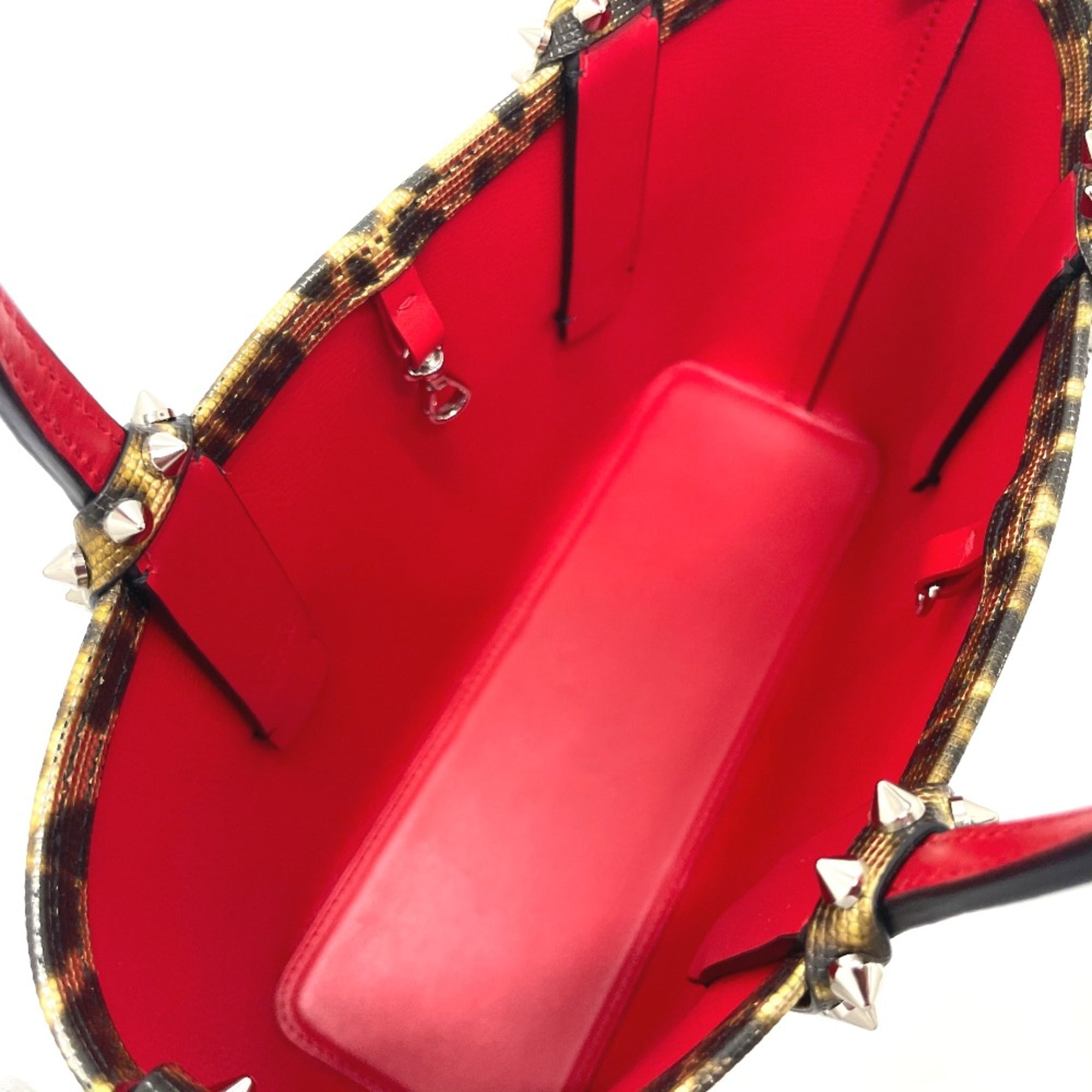 Christian Louboutin Brown Leather Tote Bag (Pre-Owned)