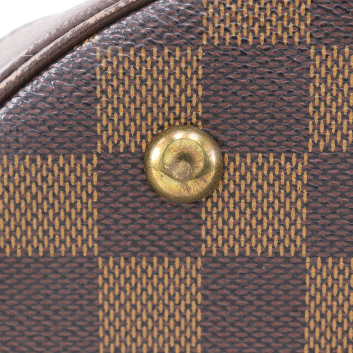 Louis Vuitton Brown Damier Canvas Pouch Tote Bag (Pre-Owned)