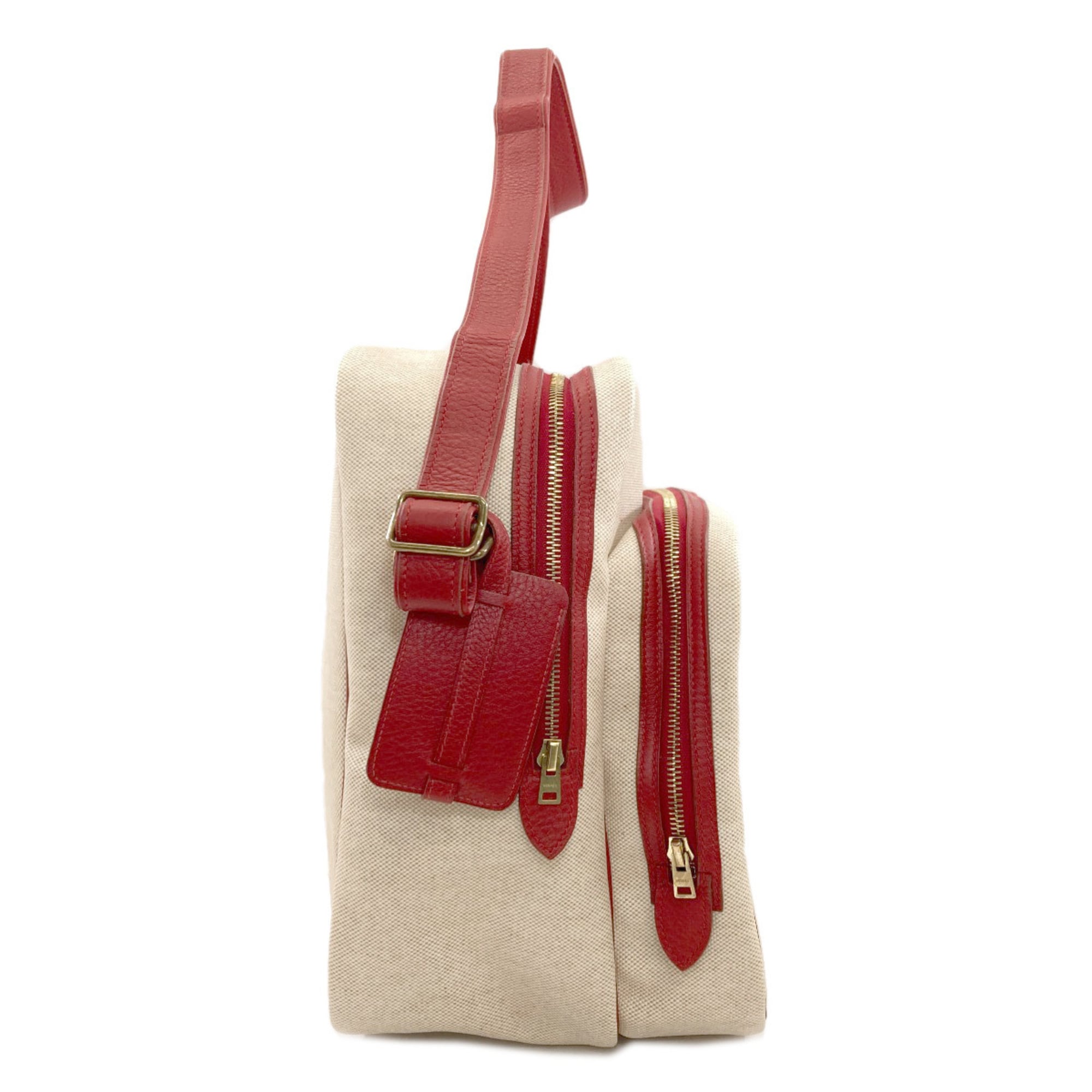Hermes Natural Red Color Shoulder Bag (Pre-Owned)