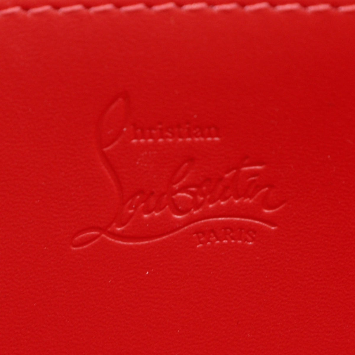 Christian Louboutin Black Leather Long Wallet (Bi-Fold) (Pre-Owned)